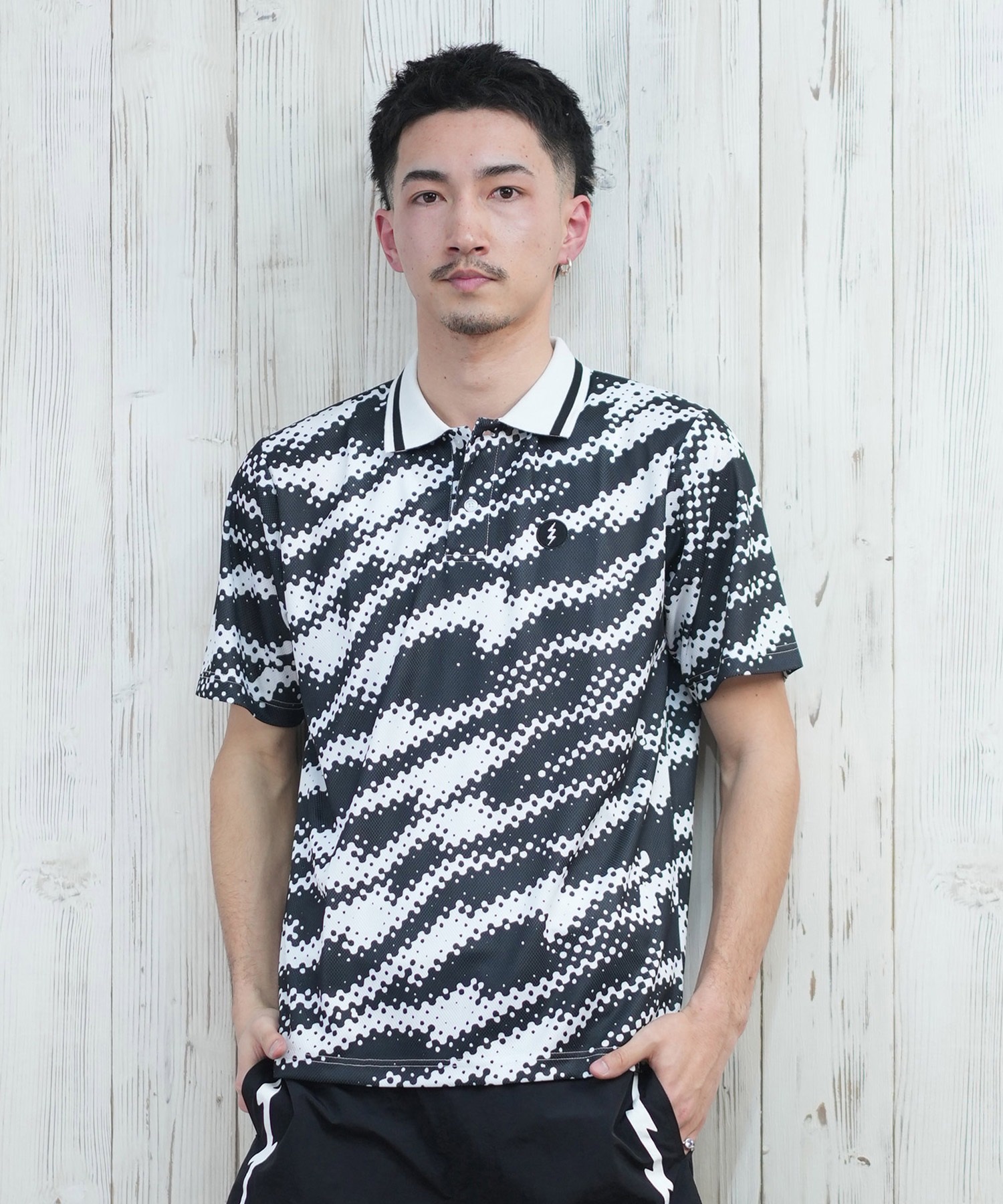 Electric エレクトリック ポロシャツ メンズ DOT CAMO DRY S S Electric エレクトリック ポロシャツ メンズ DOT CAMO DRY S S