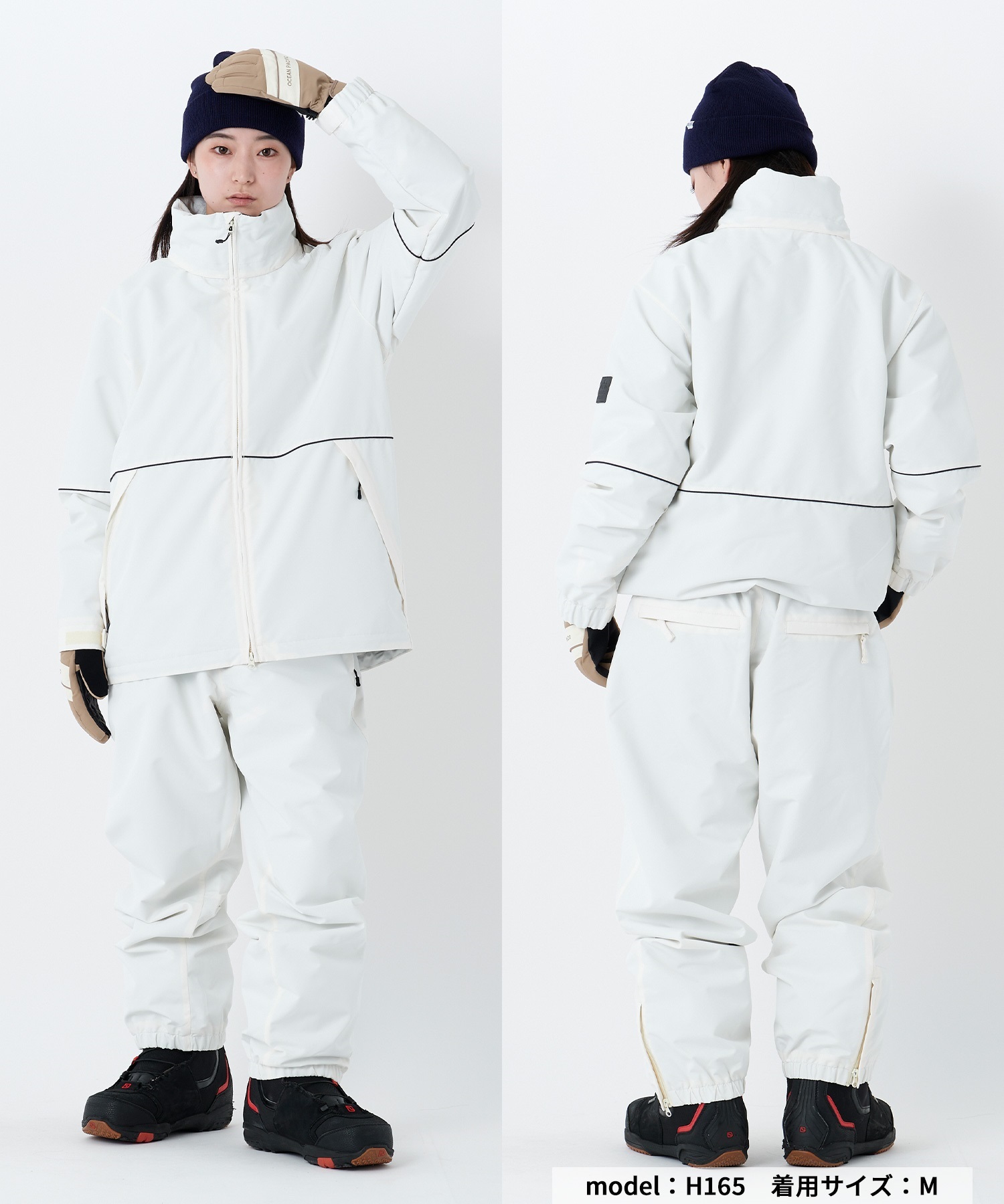 【早期購入/店頭受取対象外】OP オーシャンパシフィック スノーボード ジャケット レディース パイピングドジャケット 545301 ムラサキスポーツ 25-26モデル MM D18(WTP-S)