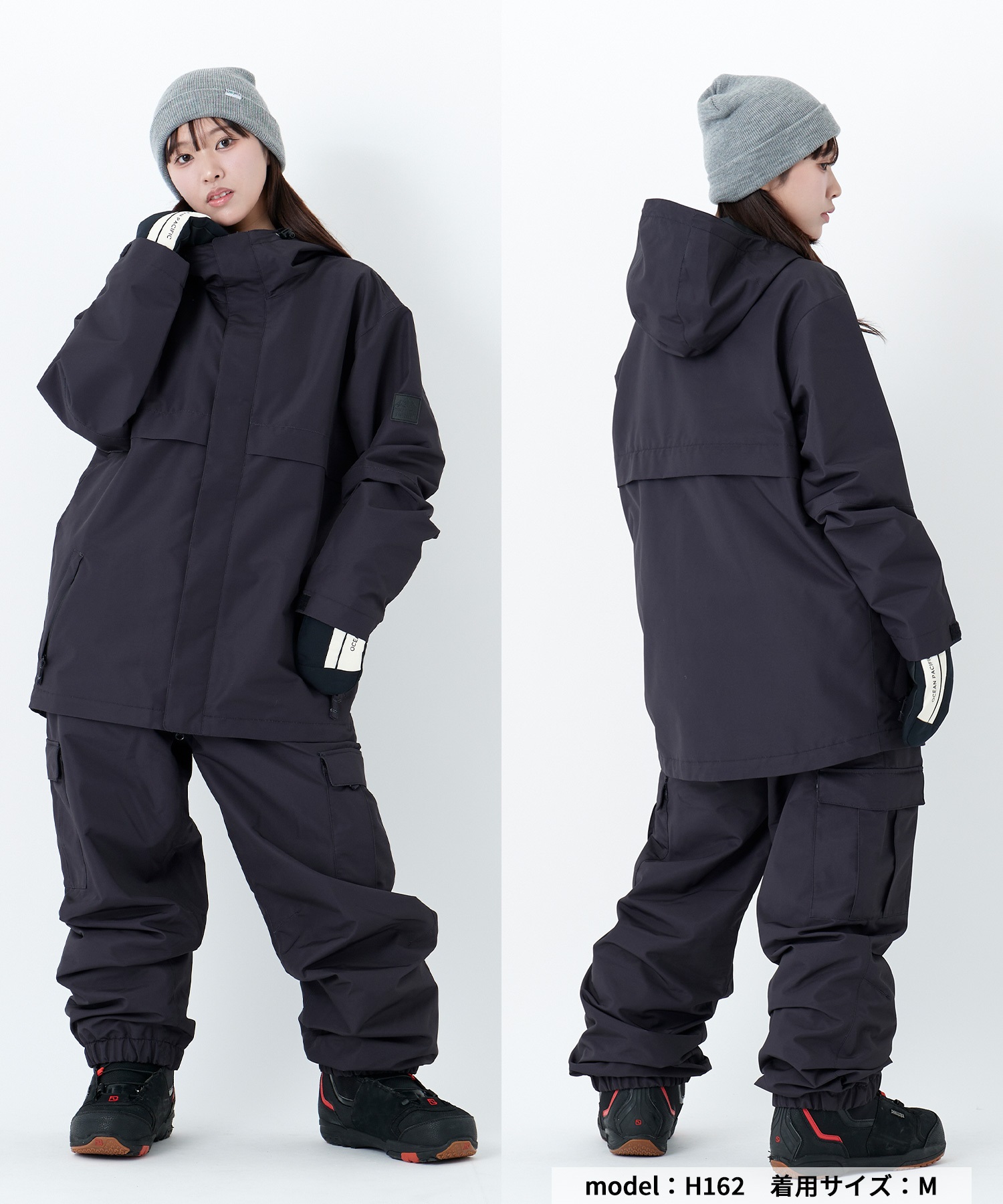 【早期購入/店頭受取対象外】OP オーシャンパシフィック スノーボード パンツ レディース ワークスタイルカーゴパンツ 545705 ムラサキスポーツ 25-26モデル MM D18(BK-S)