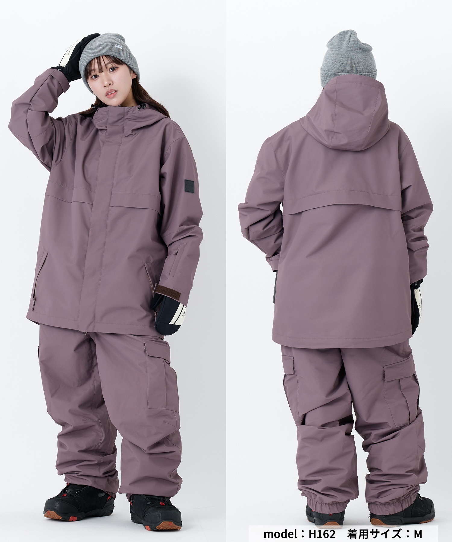 【早期購入/店頭受取対象外】OP オーシャンパシフィック スノーボード パンツ レディース ワークスタイルカーゴパンツ 545705 ムラサキスポーツ 25-26モデル MM D18(BK-S)