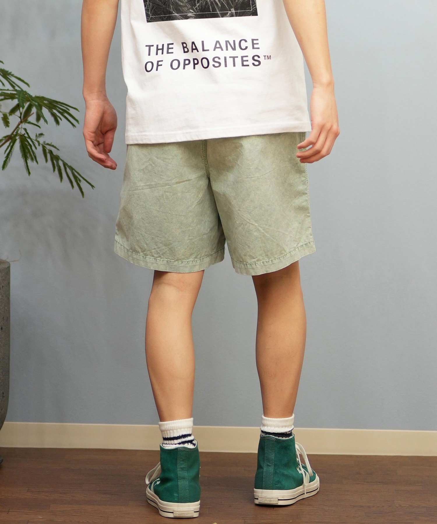 ハーフ・ショートパンツ IONSEOUL Pier Vijo Bermuda Denim Pants JE1235 スウェットショートパンツ