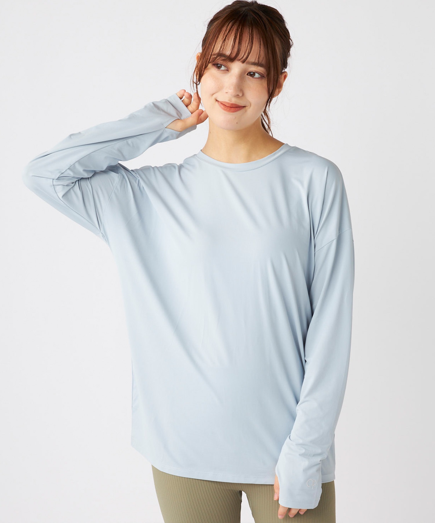 OP オーシャンパシフィック 水着 ラッシュガード 長袖 Tシャツ ロンT