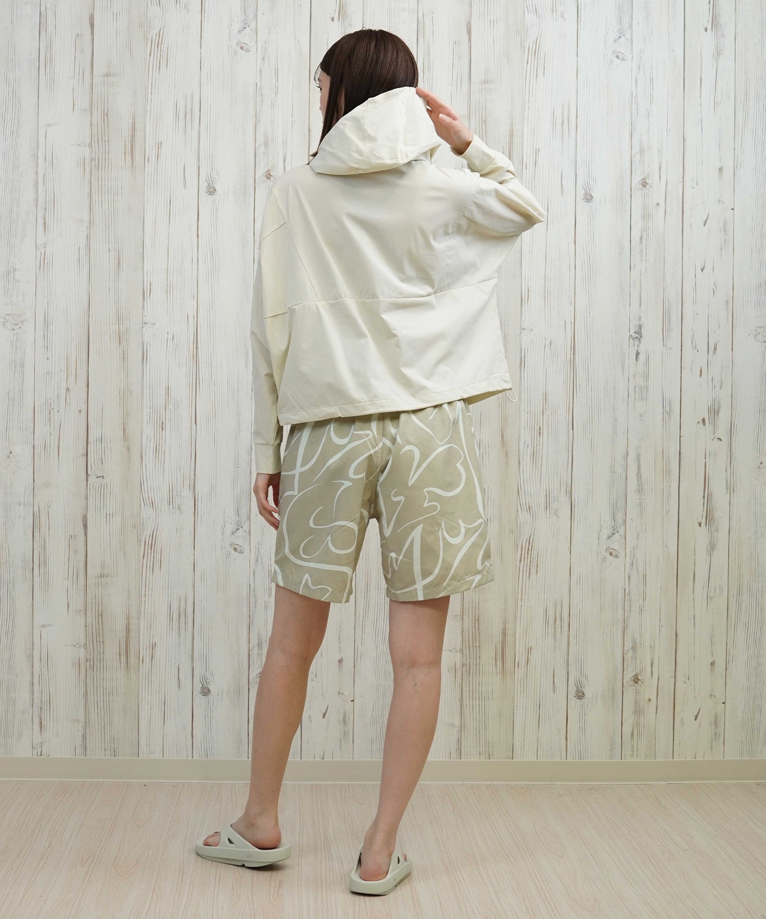 OP オーシャンパシフィック 水着 ラッシュガード ジップアップ