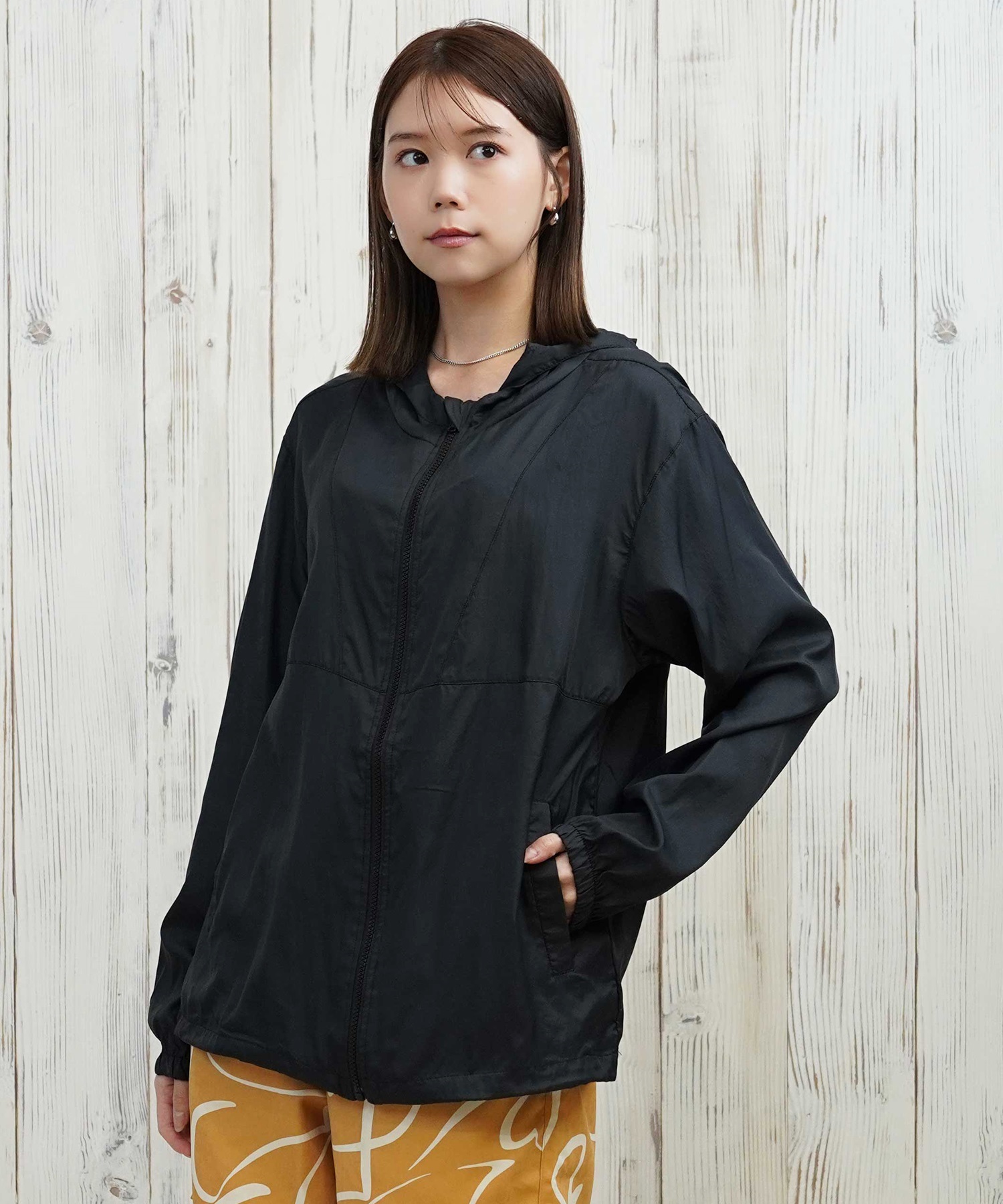 OP オーシャンパシフィック 水着 ラッシュガード ジップアップ