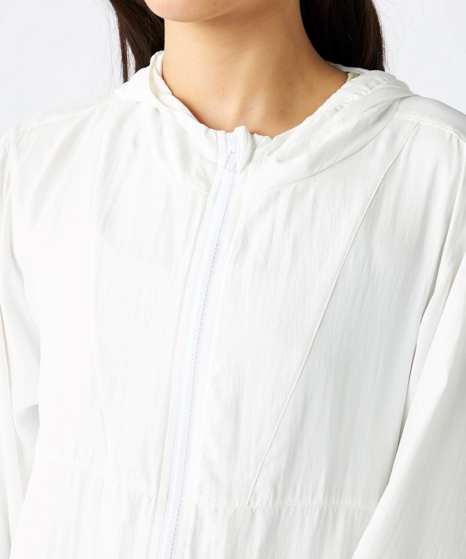 OP オーシャンパシフィック 水着 ラッシュガード ジップアップ