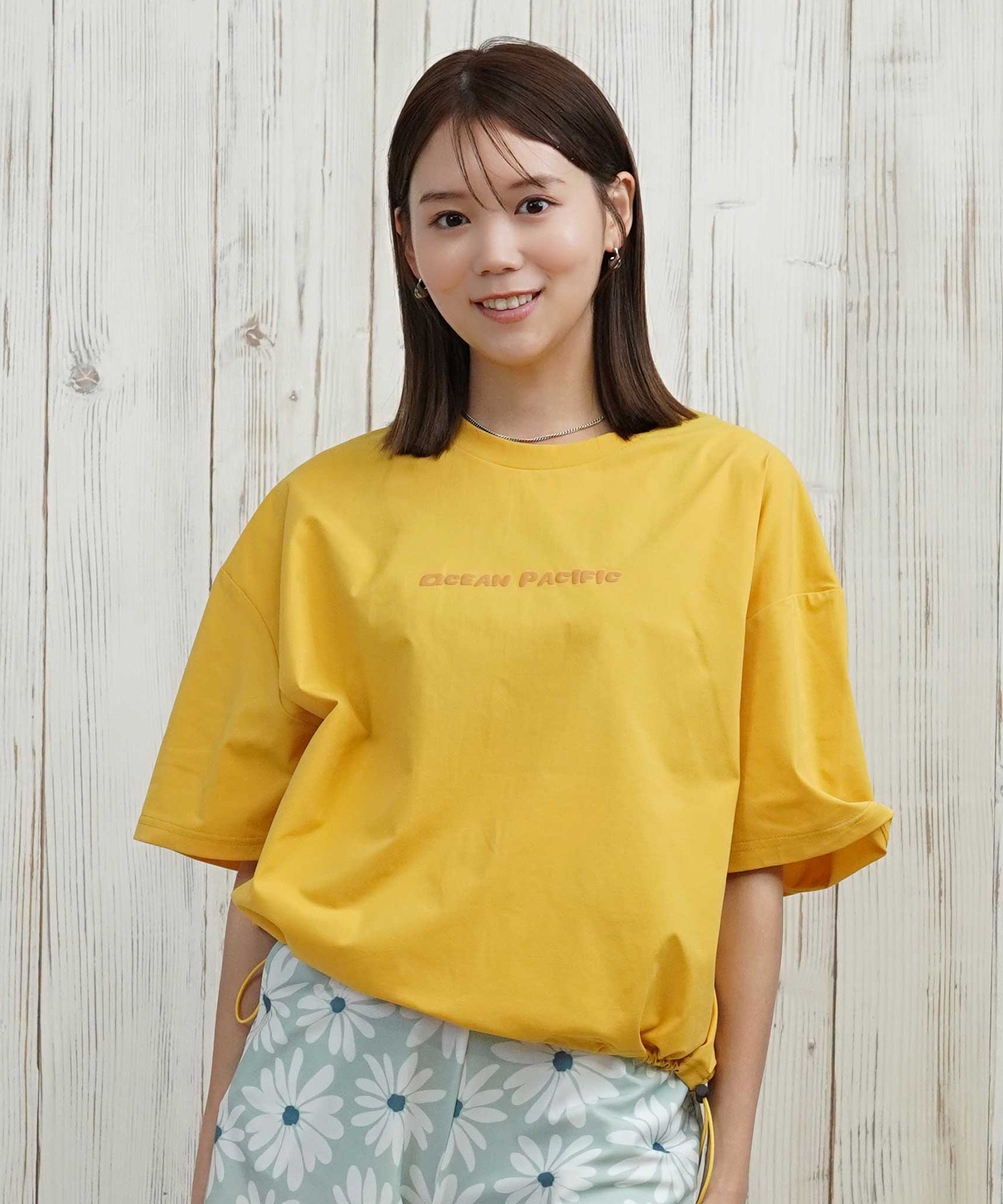 OP オーシャンパシフィック 水着 ラッシュガード 半袖 Tシャツ