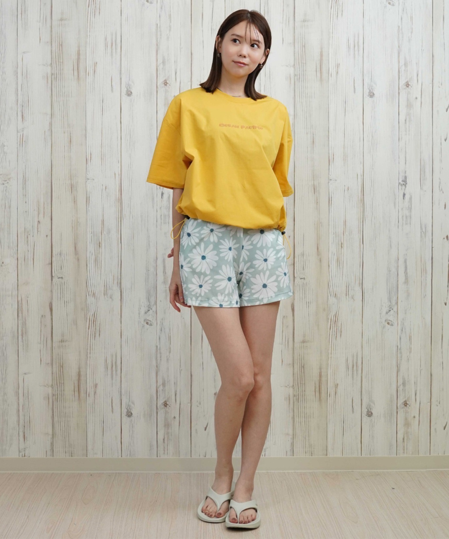 OP オーシャンパシフィック 水着 ラッシュガード 半袖 Tシャツ