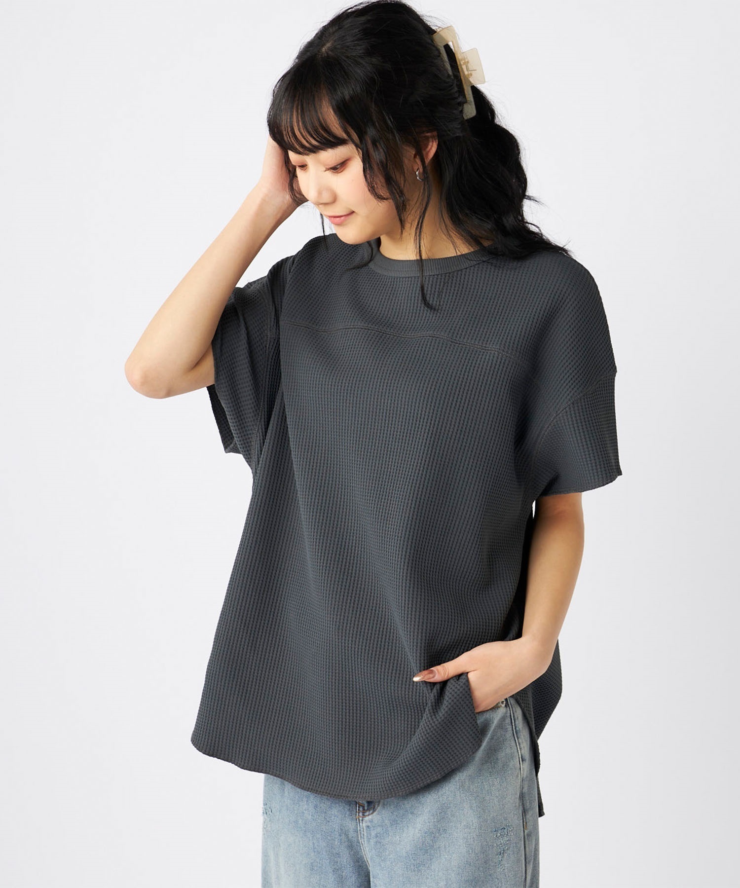 OP オーシャンパシフィック 水着 ラッシュガード 半袖 Tシャツ