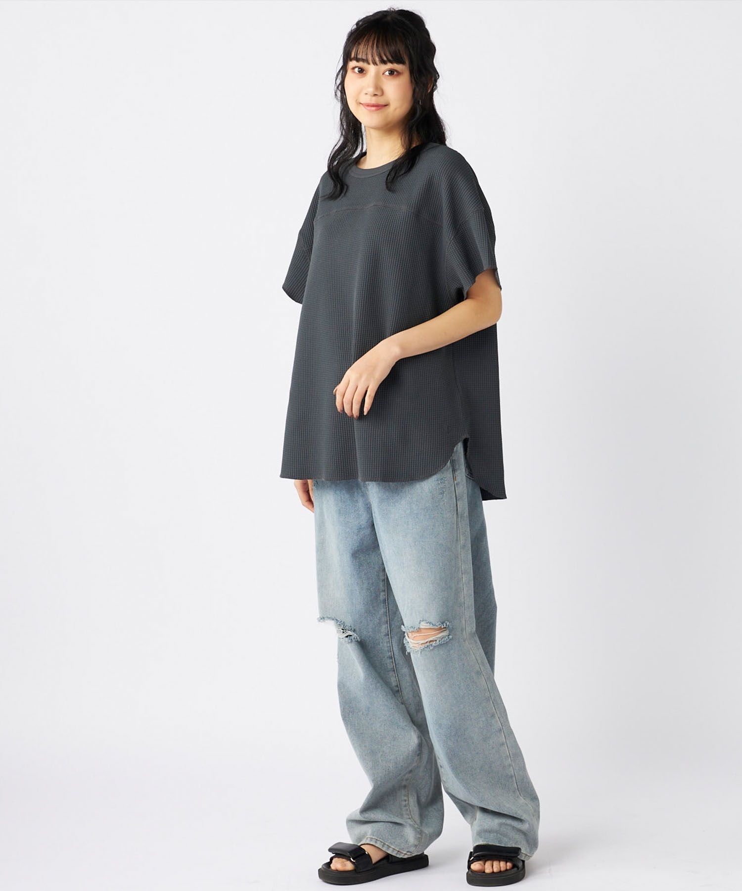 OP オーシャンパシフィック 水着 ラッシュガード 半袖 Tシャツ