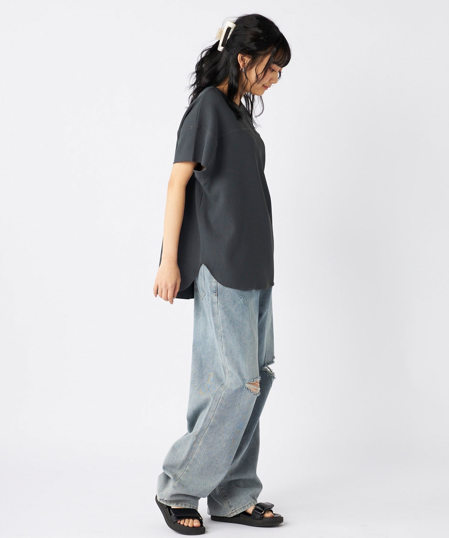 OP オーシャンパシフィック 水着 ラッシュガード 半袖 Tシャツ