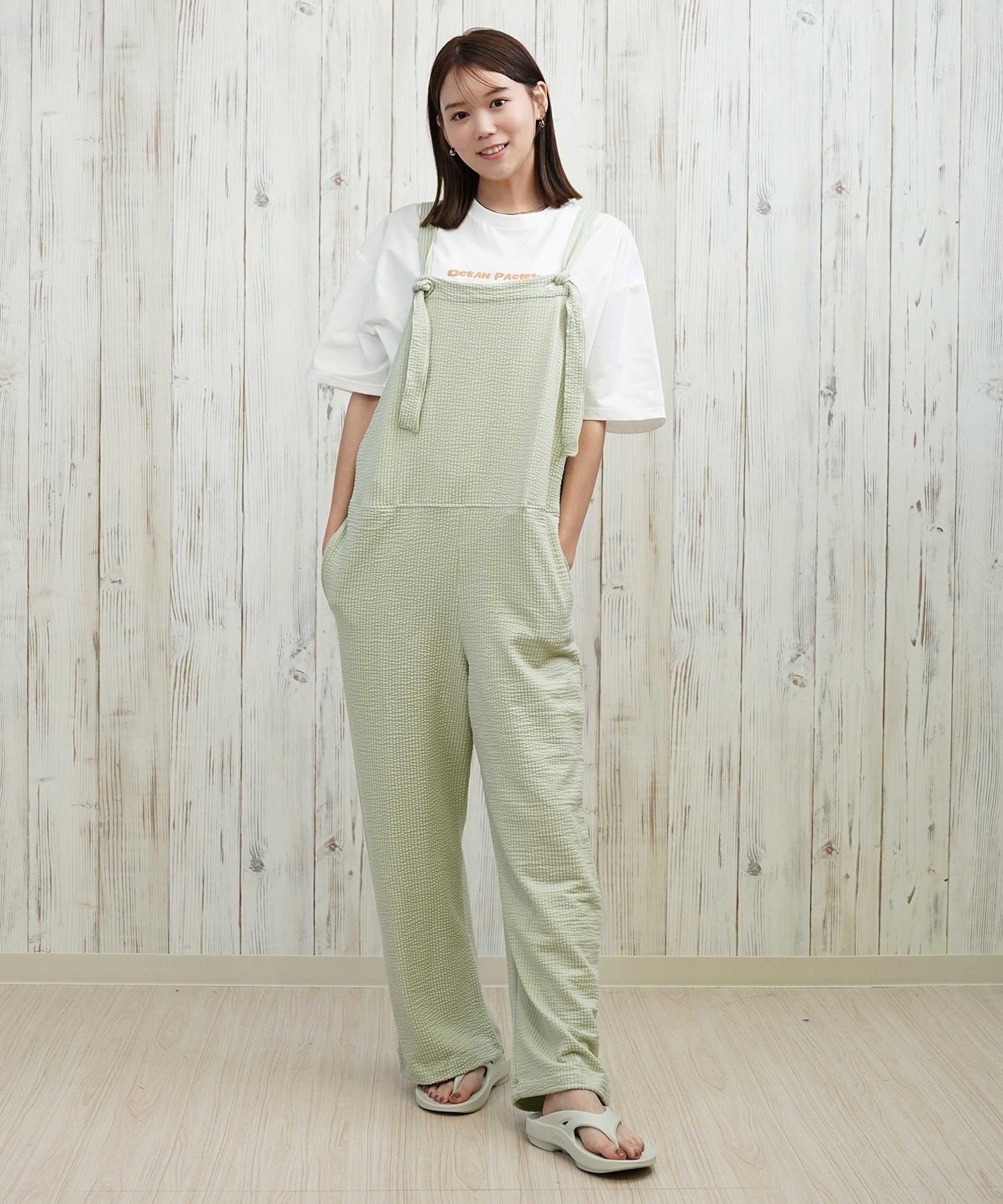 OP オーシャンパシフィック サロペット オーバーオール レディース