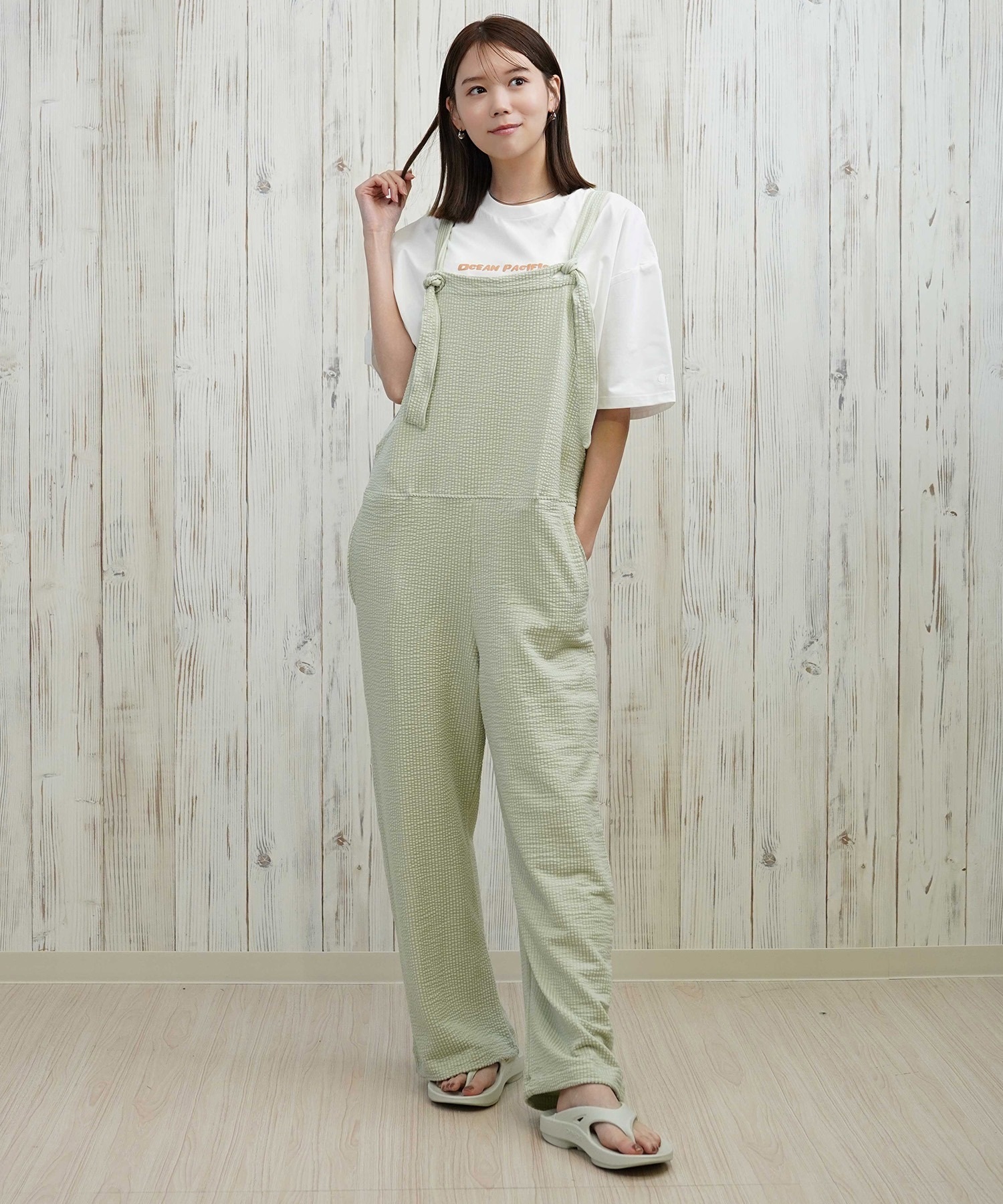 OP オーシャンパシフィック サロペット オーバーオール レディース