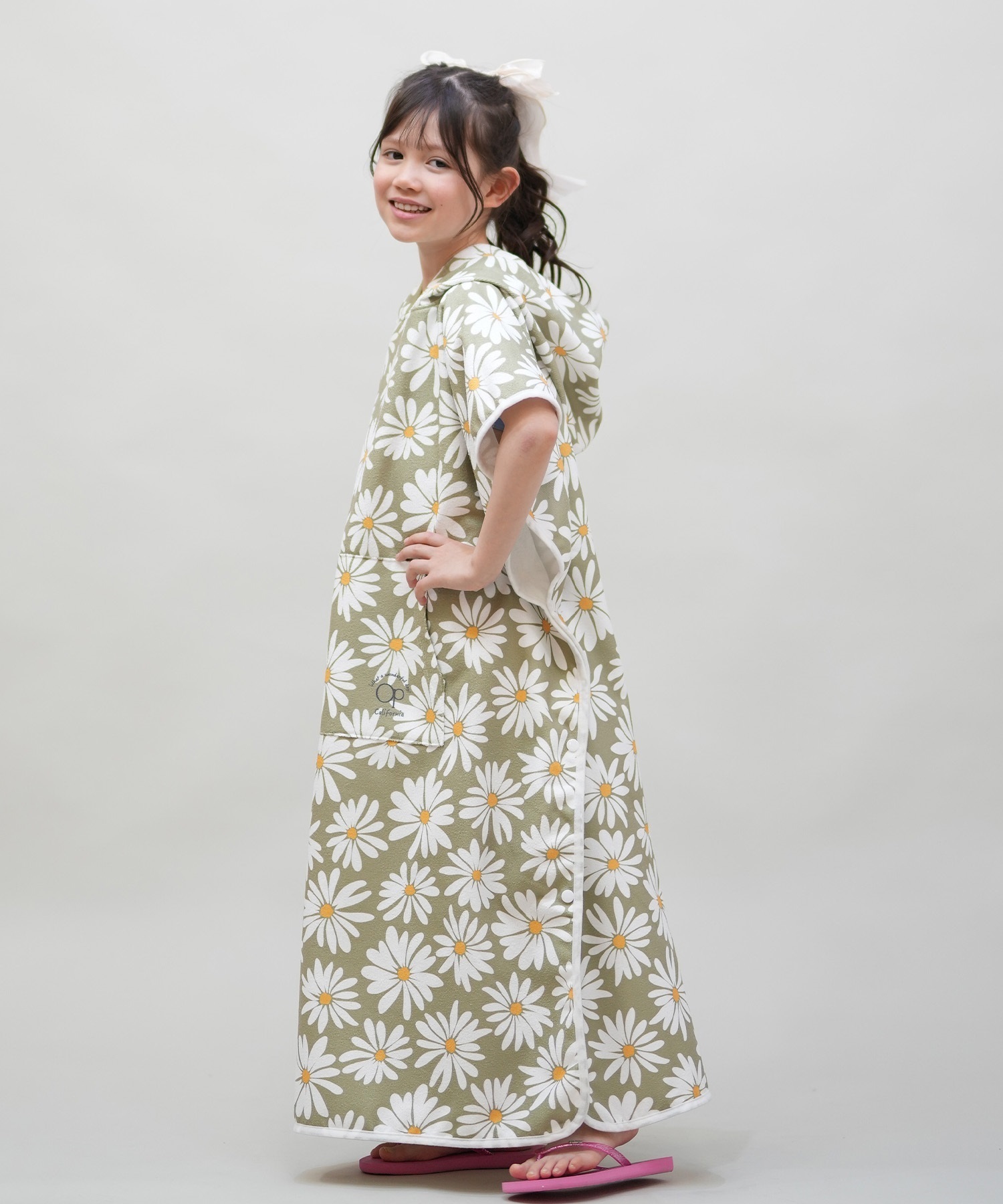 OP オーピー タオル キッズ ラップタオル スイムタオル 雑貨 GIRLS