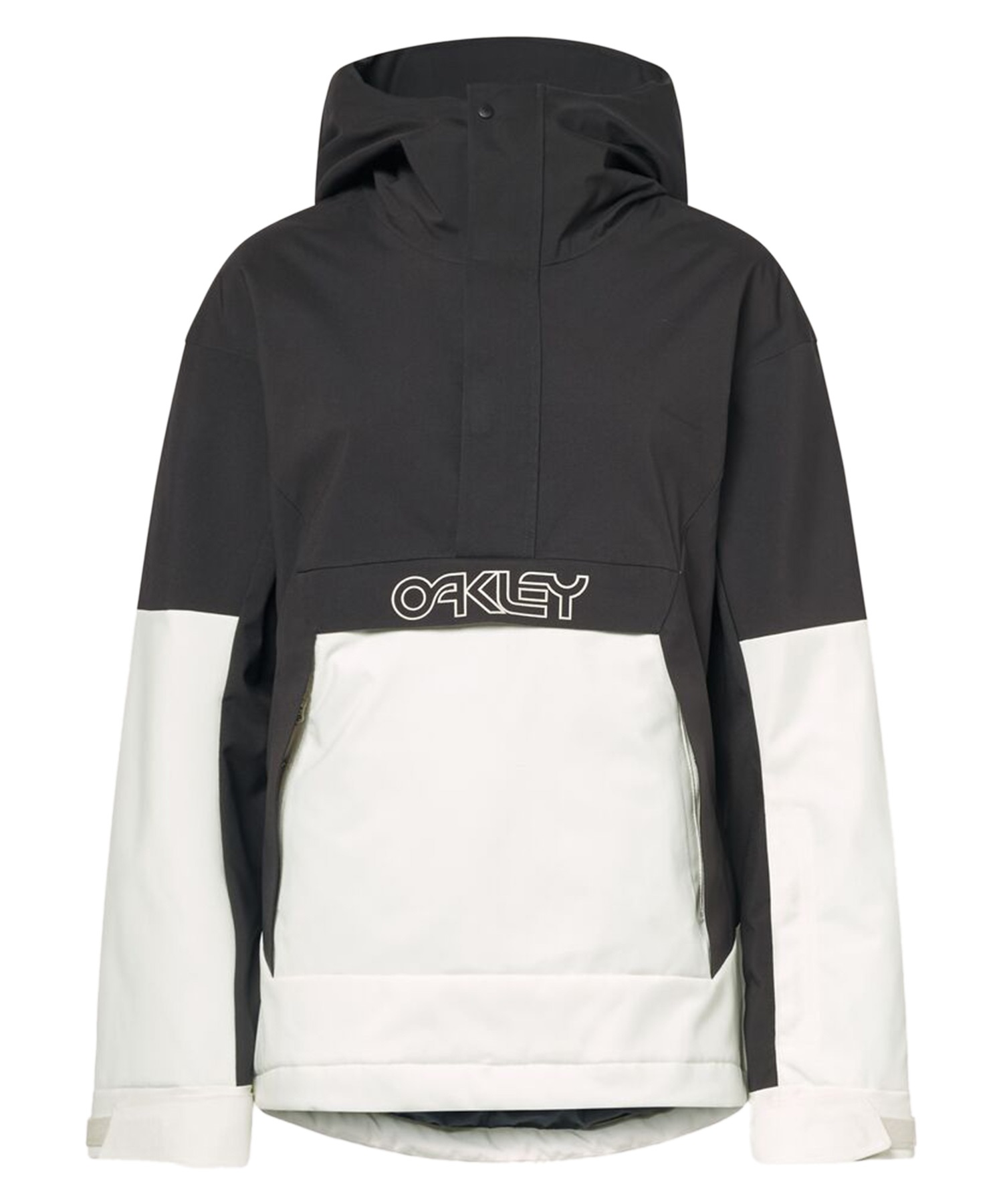 OAKLEY フード付きジャケット ホワイト/ブラック スノーボードメンズ用 OAKLEY オークリー TNP TBT INSULATED JKT スノーボード ウェア