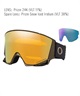 OAKLEY オークリー FLOW SCAPE L ASIA 球面レンズ スノーボード ゴーグル ユニセックス ムラサキスポーツ 25-26モデル MM L31(PR24I-L)