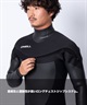 ONEILL オニール ロングチェストジップ ムラサキ MFW-207A5 ウェットスーツ セミドライ メンズ(BLK-M)