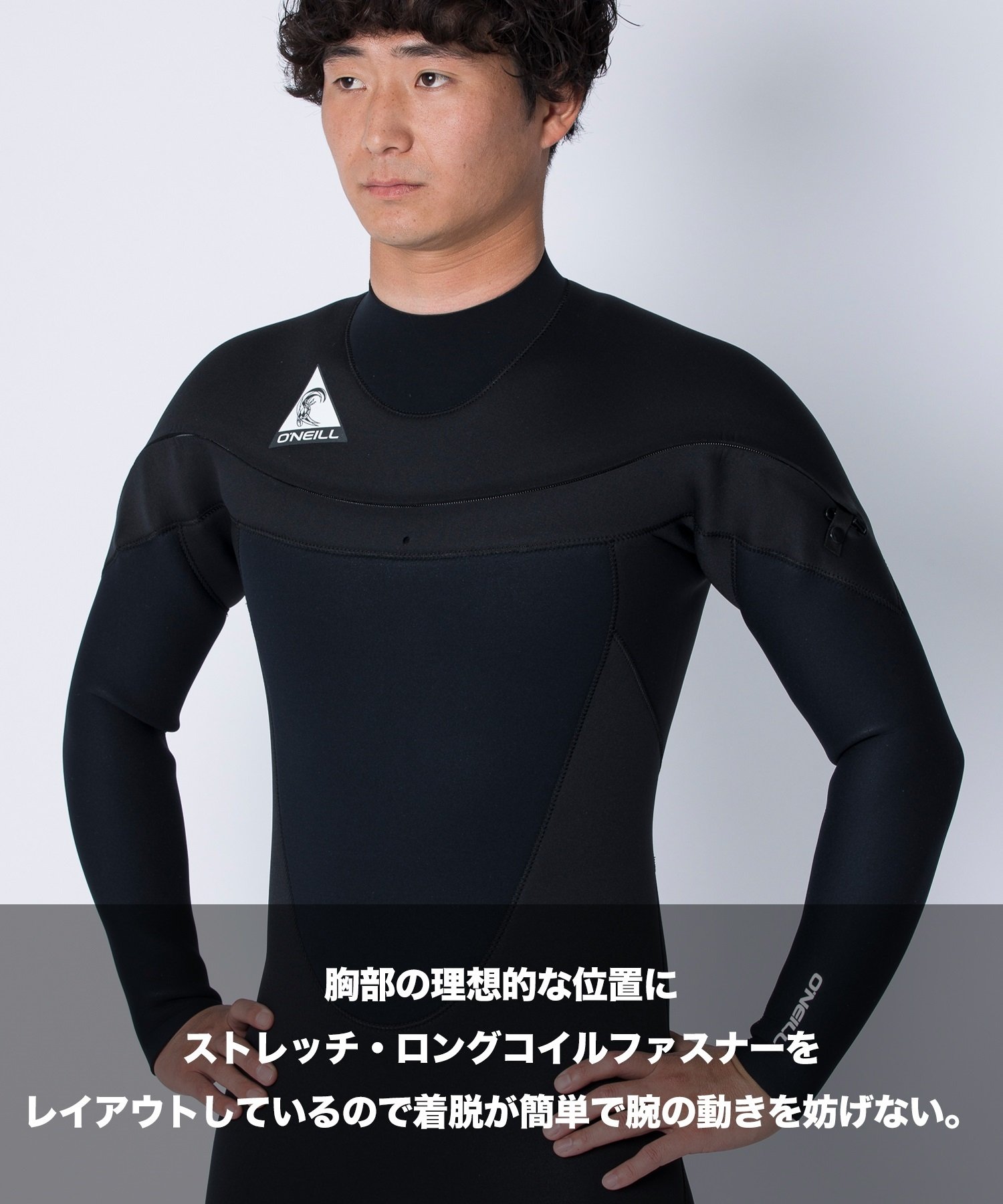 ONEILL オニール MR JERSEMI 3mm ジャーセミ MSS-536A5 メンズ ウェットスーツ フルスーツ ムラサキスポーツ限定(BLK-M)