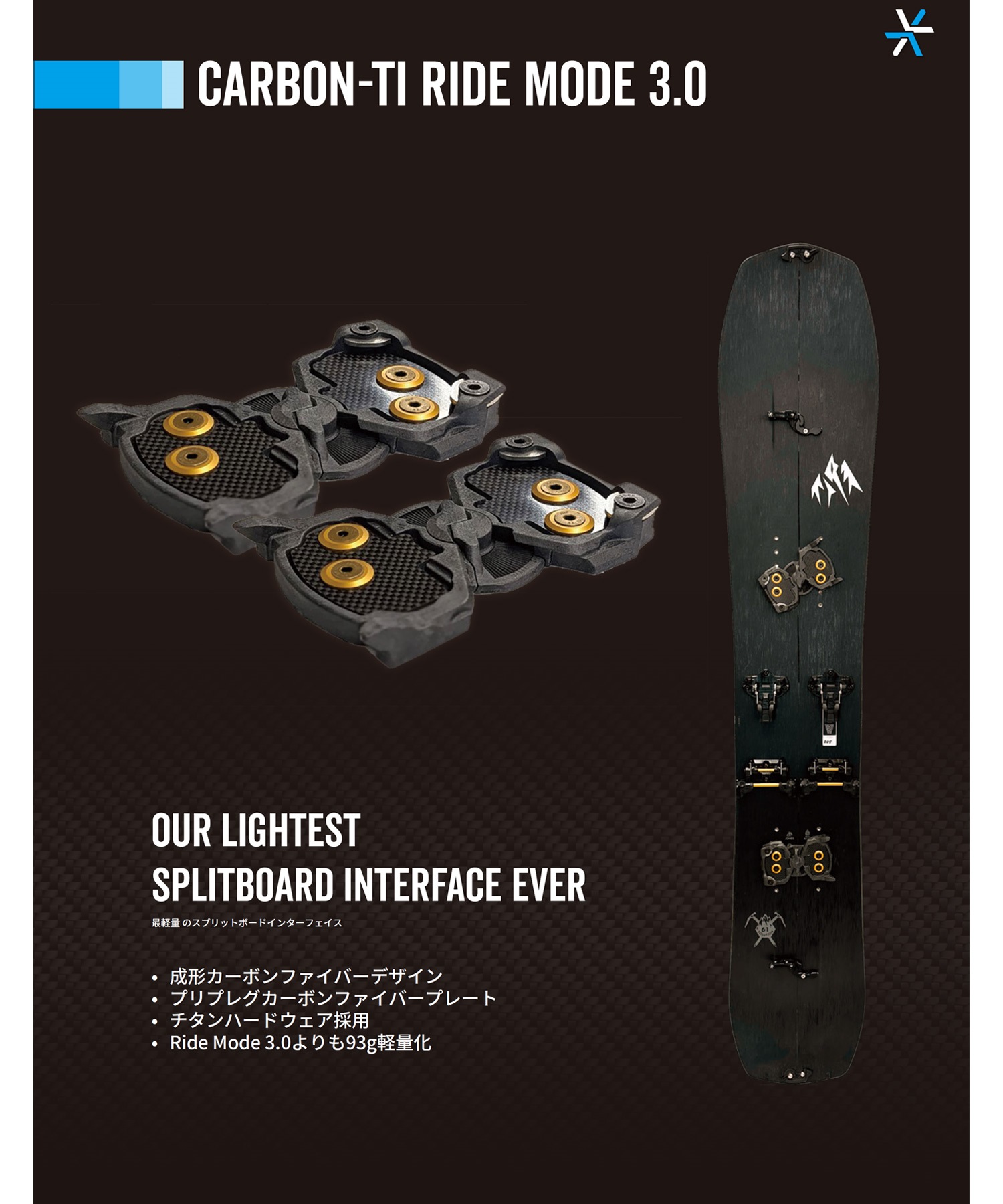 早期購入】KARAKORAM カラコラム スノーボード スプリットボード
