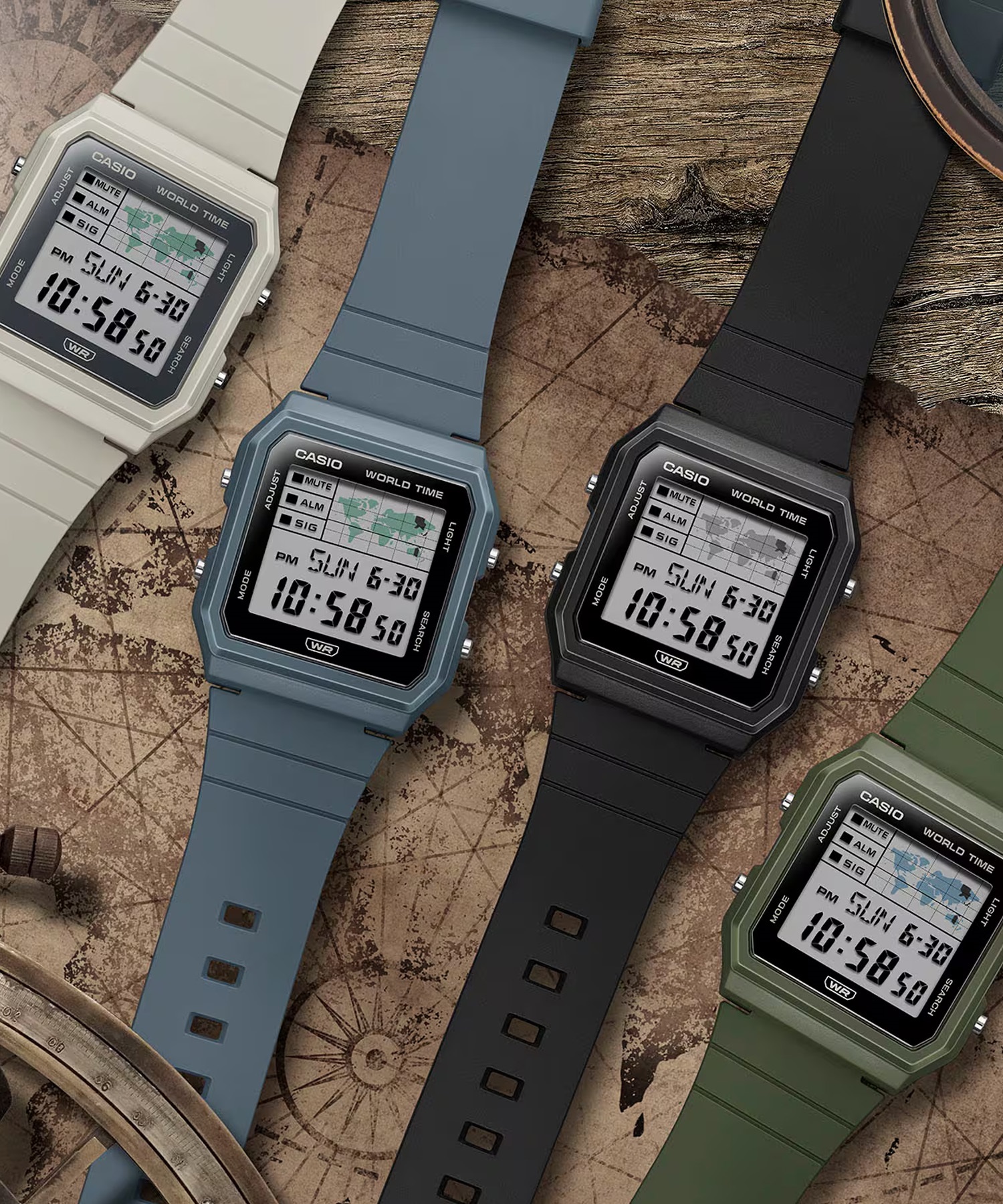 CASIO カシオ 時計 CASIO CLASSIC LF-30W-3AJF 時計｜ムラサキスポーツ