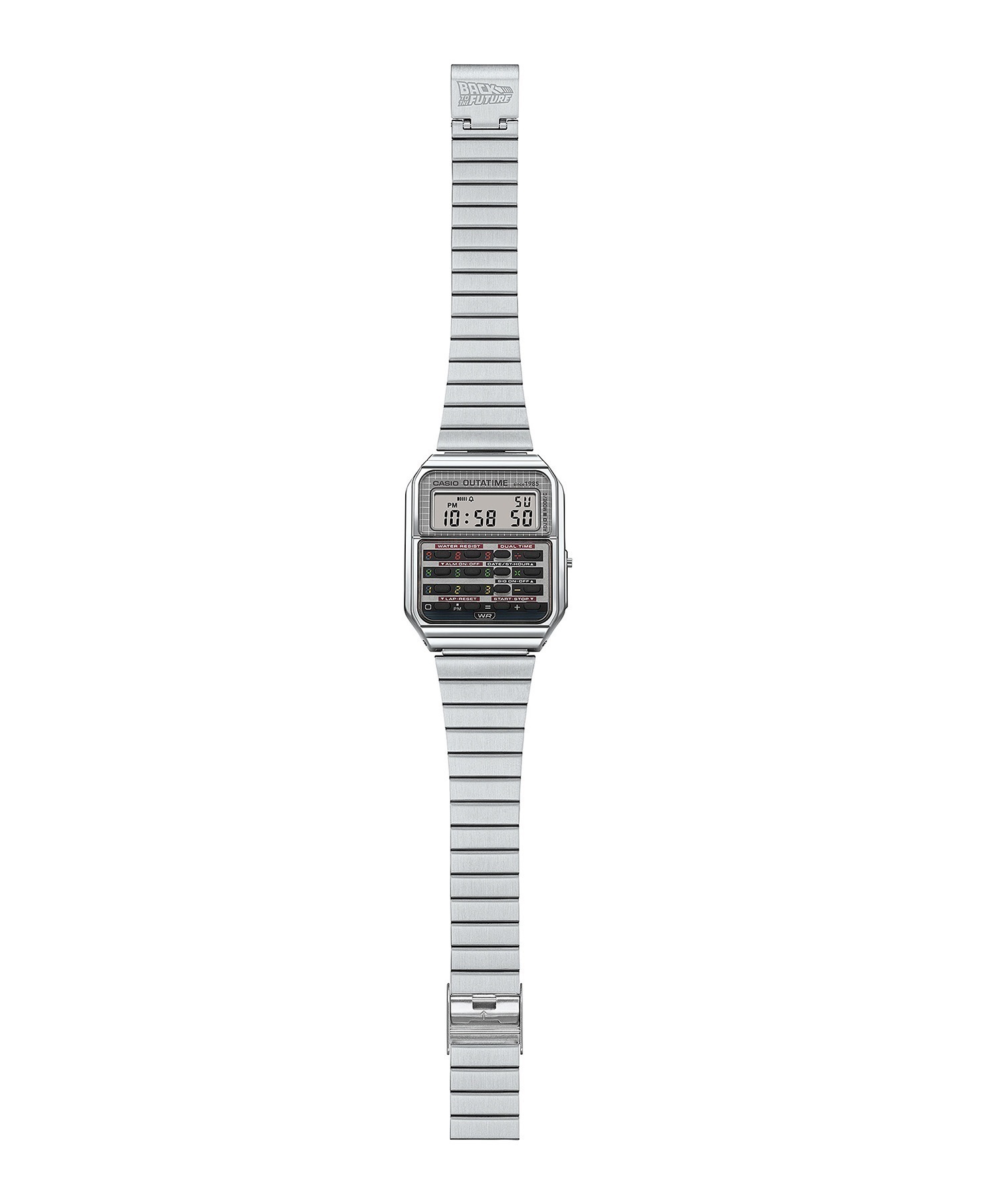 【21日発送開始】CASIO カシオ 時計 BACK TO THE FUTURE バック・トゥ・ザ・フューチャー コラボレーションモデル CA-500WEBF-1AJR(SV-ONE)