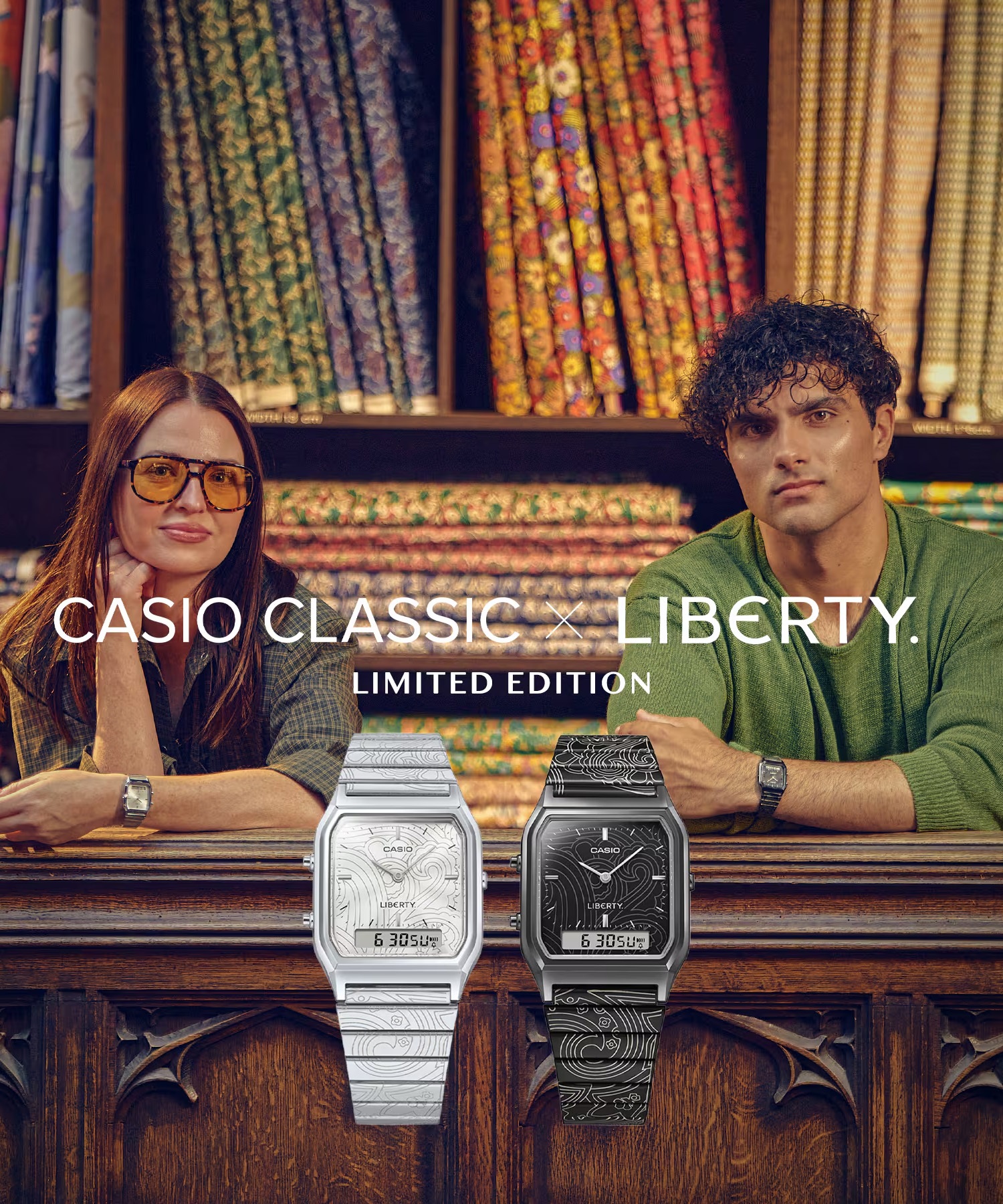 CASIO カシオ 腕時計 LIBERTY リバティ コラボレーションモデル AQ