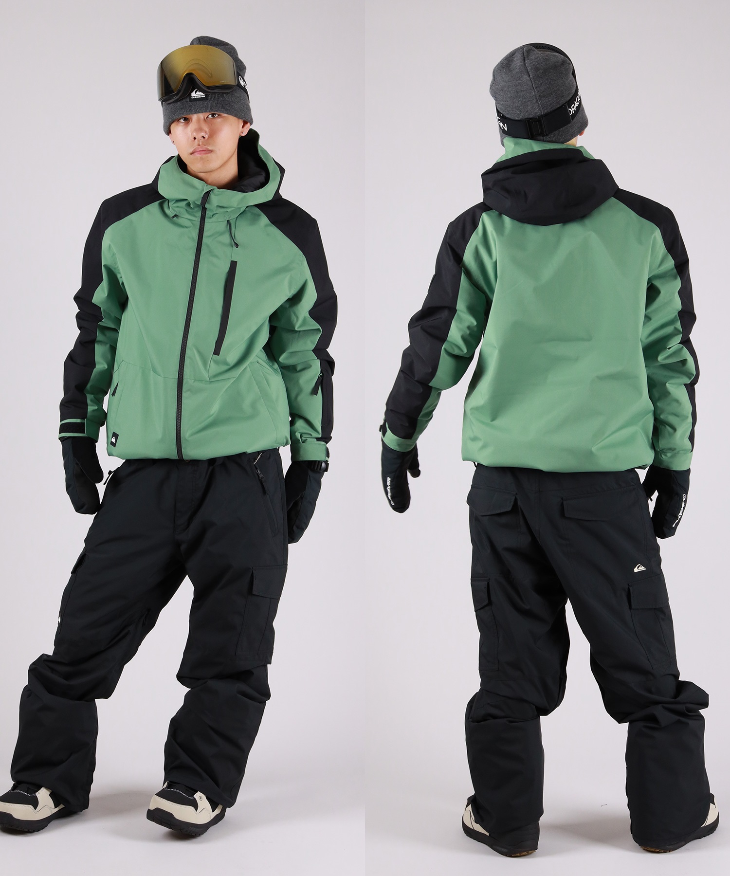 QUIKSILVER クイックシルバー MISSION BLOCK JK ジャケット スノーボード ウェア ユニセックス ムラサキスポーツ 25-26モデル MX J12 【2526】(WEG0-XS)