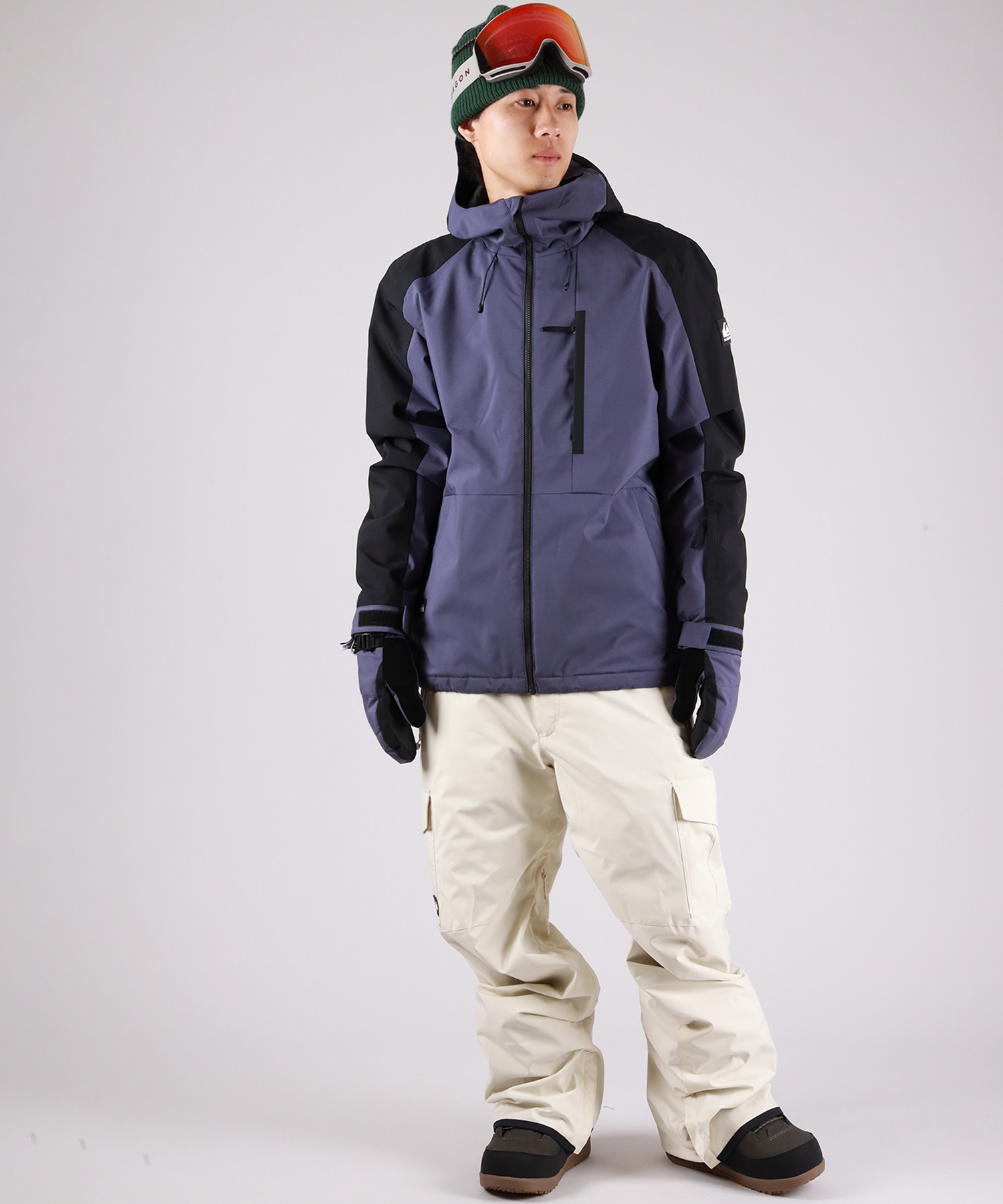 QUIKSILVER クイックシルバー MISSION BLOCK JK ジャケット スノーボード ウェア ユニセックス ムラサキスポーツ 25-26モデル MX J12 【2526】(WEG0-XS)