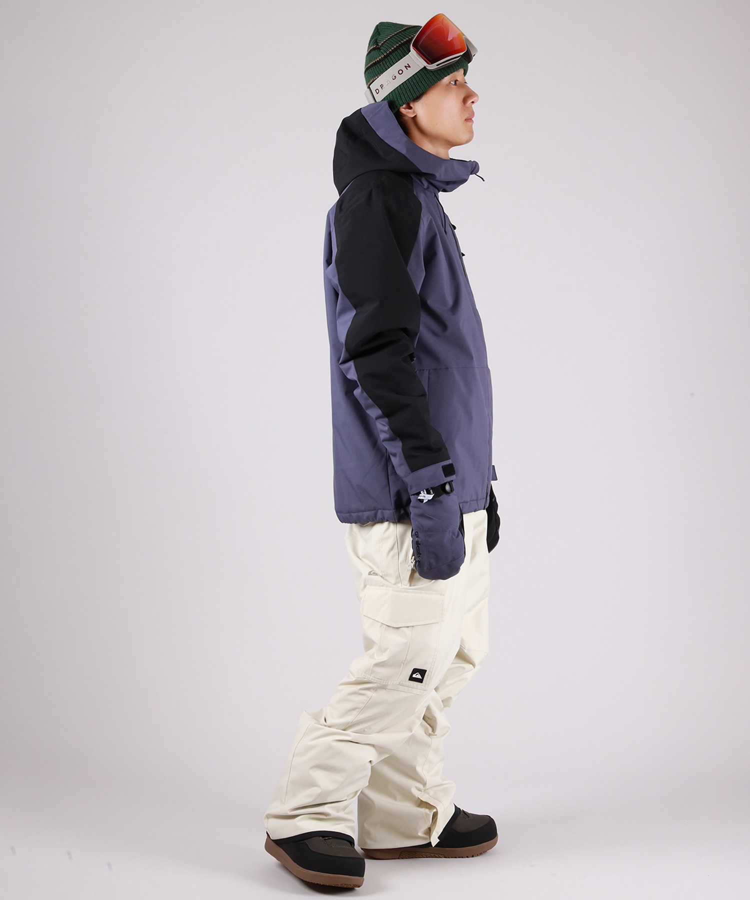 QUIKSILVER クイックシルバー MISSION BLOCK JK ジャケット スノーボード ウェア ユニセックス ムラサキスポーツ 25-26モデル MX J12 【2526】(WEG0-XS)