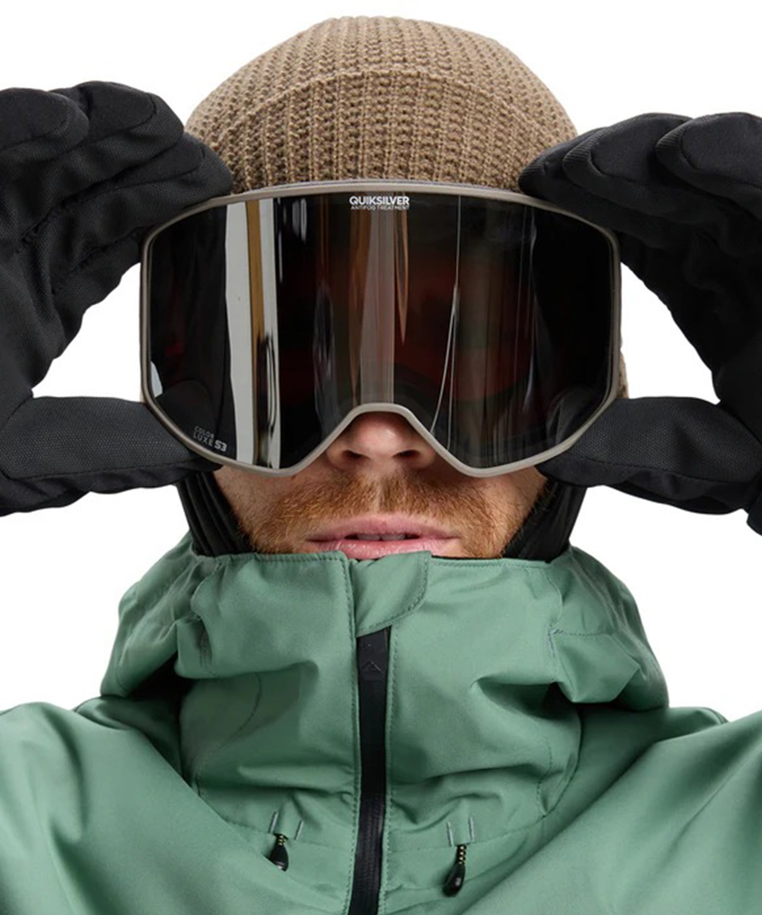 2526】 QUIKSILVER クイックシルバー スノーボード ゴーグル ユニ