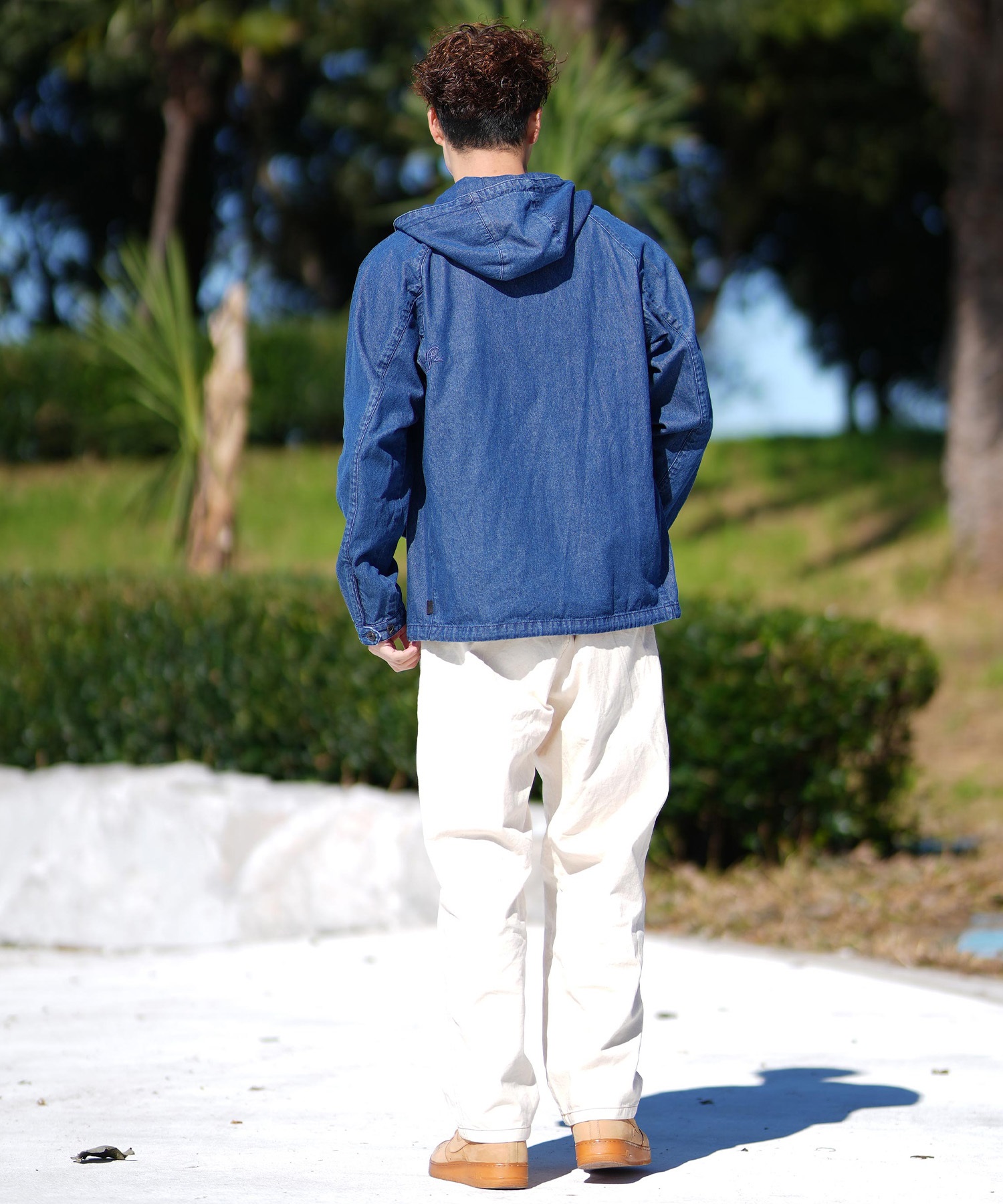 QUIKSILVER クイックシルバー アウター メンズ デニムジャケット ジップアップ フード付き QJK251001(BLK-M)