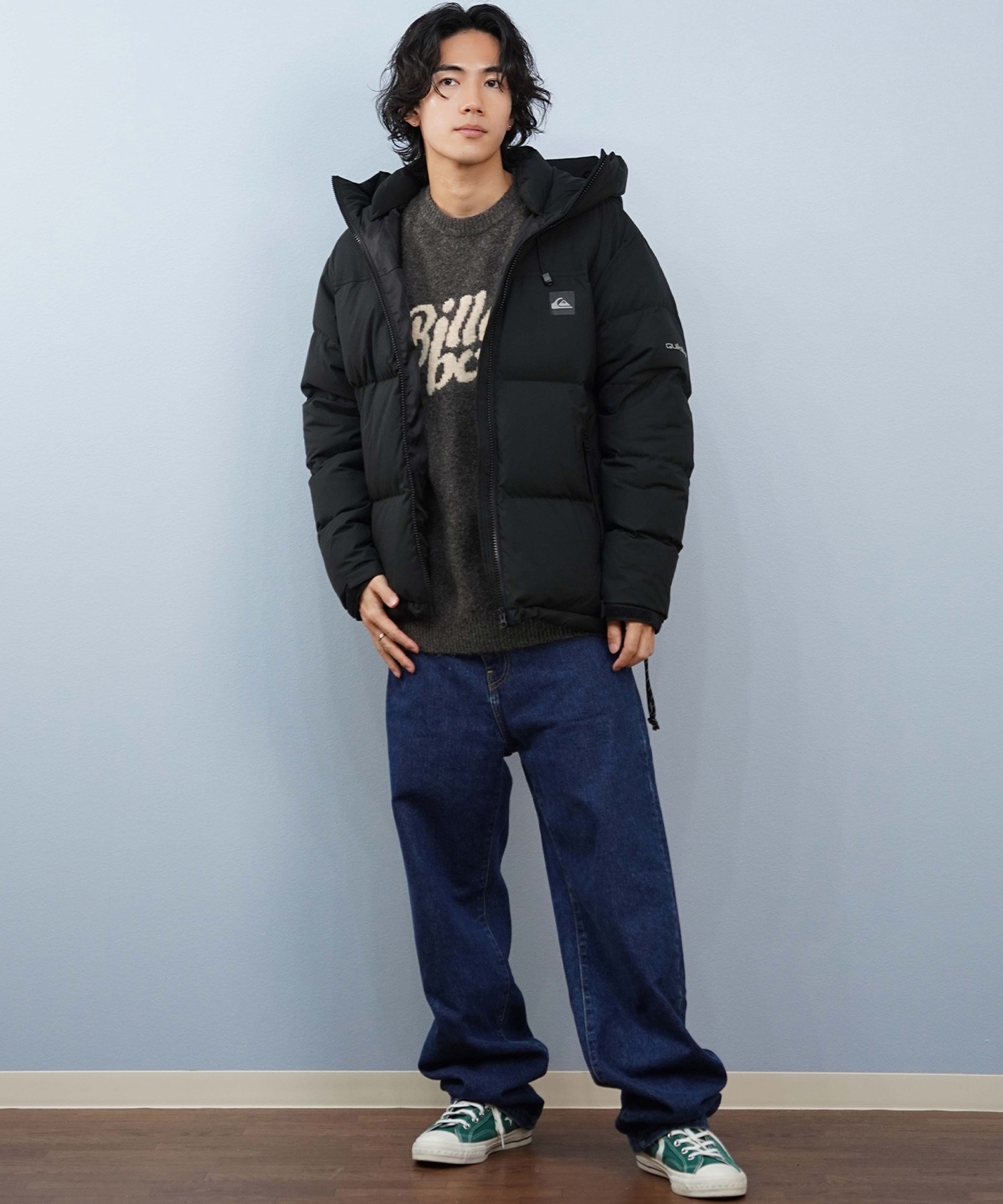 クイックシルバー　ダウンジャケット QUIKSILVER クイックシルバー ダウン ジャケット メンズ 撥水 防風