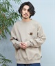 QUIKSILVER クイックシルバー トレーナー メンズ クルーネック スウェット バックプリント QS BOX CREW QPO251611M ムラサキスポーツ限定(BLK-M)