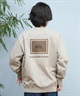 QUIKSILVER クイックシルバー トレーナー メンズ クルーネック スウェット バックプリント QS BOX CREW QPO251611M ムラサキスポーツ限定(BLK-M)