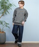 QUIKSILVER クイックシルバー トレーナー メンズ クルーネック スウェット バックプリント QS BOX CREW QPO251611M ムラサキスポーツ限定(BLK-M)