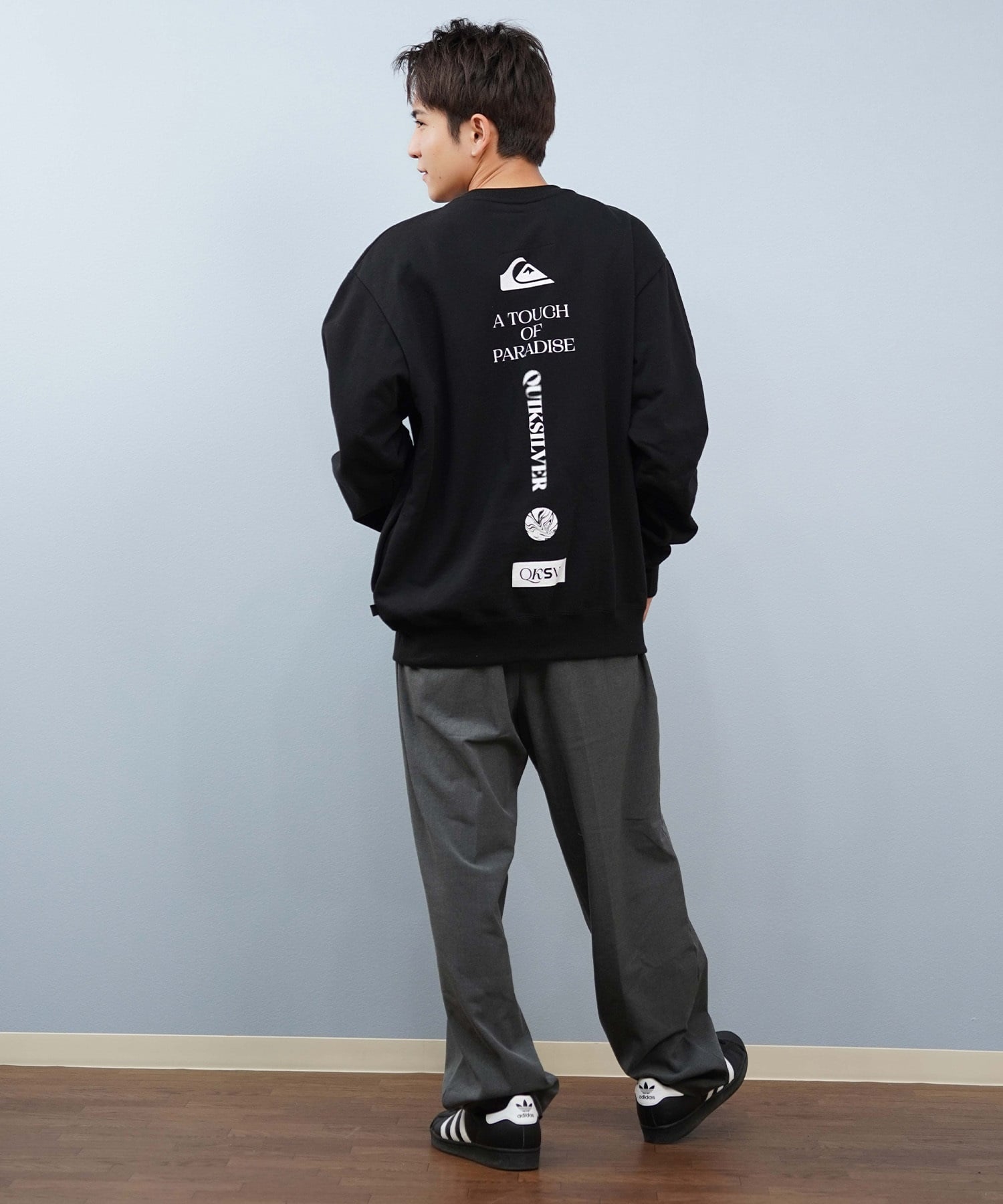 QUIKSILVER クイックシルバー トレーナー スウェット メンズ クルー