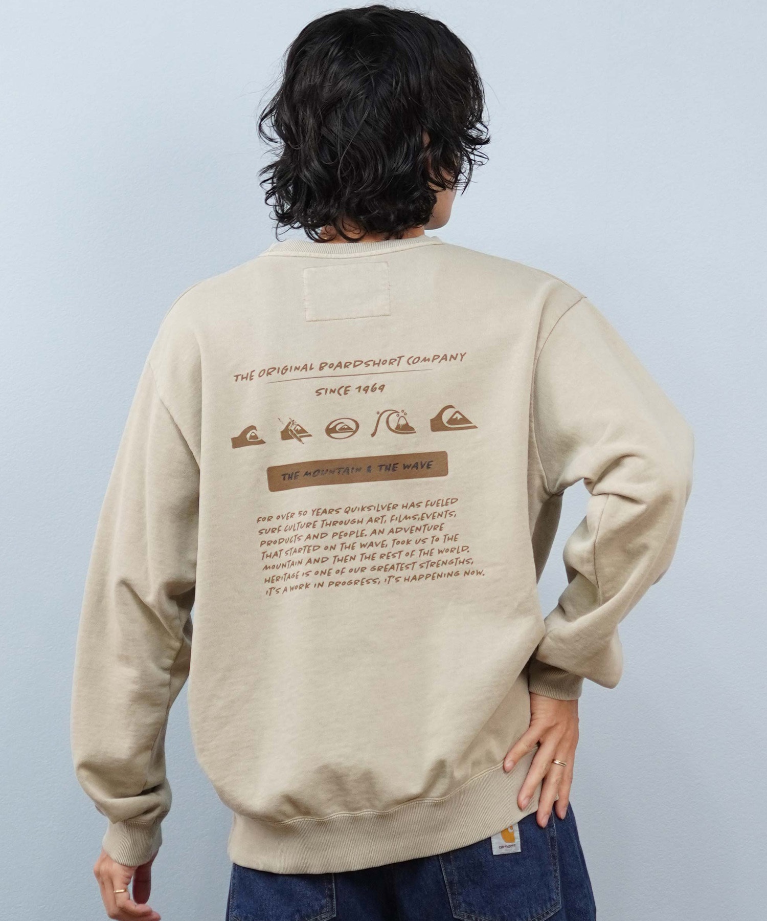 QUIKSILVER クイックシルバー トレーナー スウェット メンズ クルー