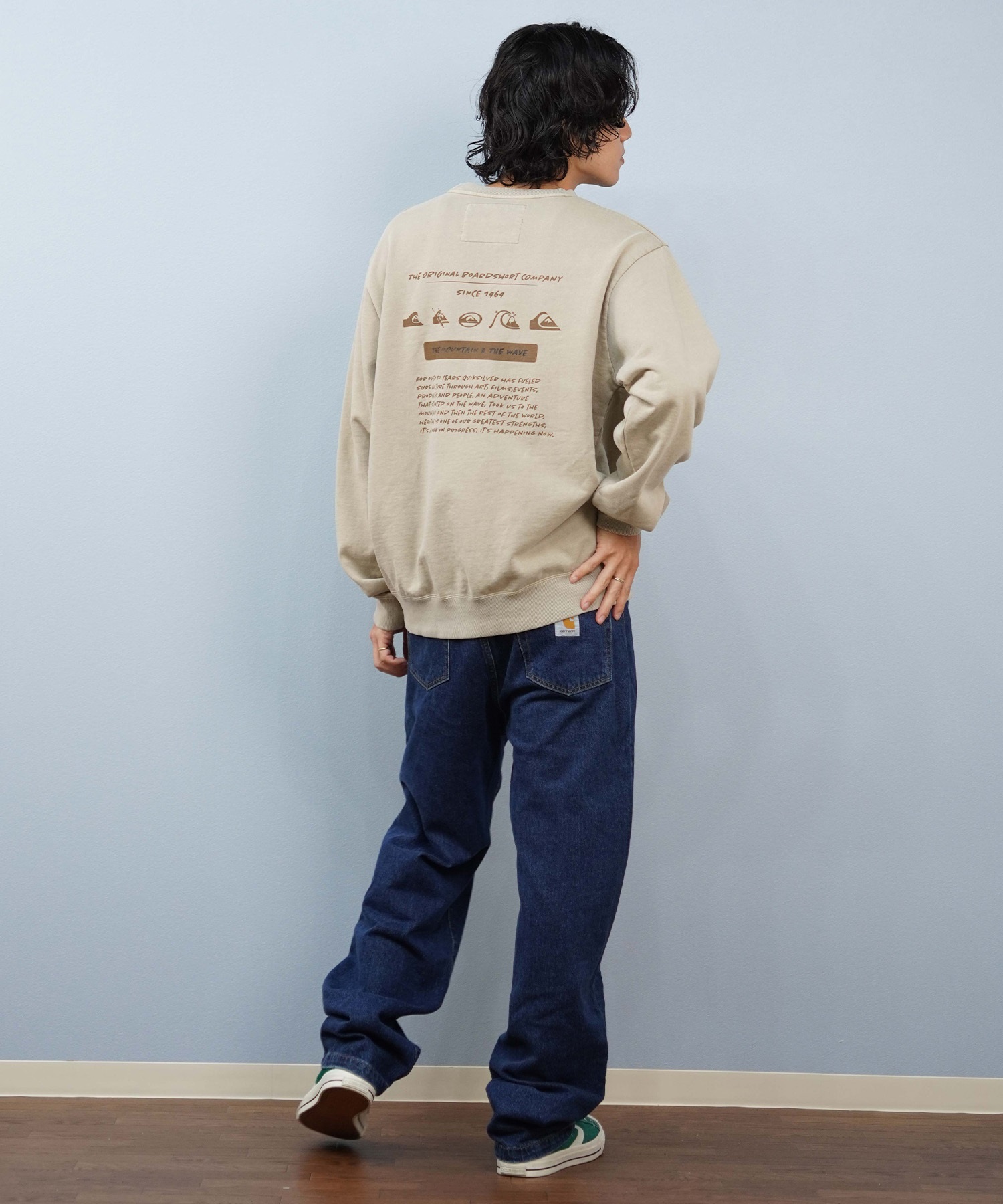 QUIKSILVER クイックシルバー トレーナー スウェット メンズ クルー