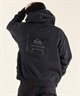 QUIKSILVER クイックシルバー プルオーバー パーカー メンズ スウェット フーディー バックプリント 防風 撥水 セットアップ対応 QPO254603M ムラサキスポーツ限定(BLK-M)