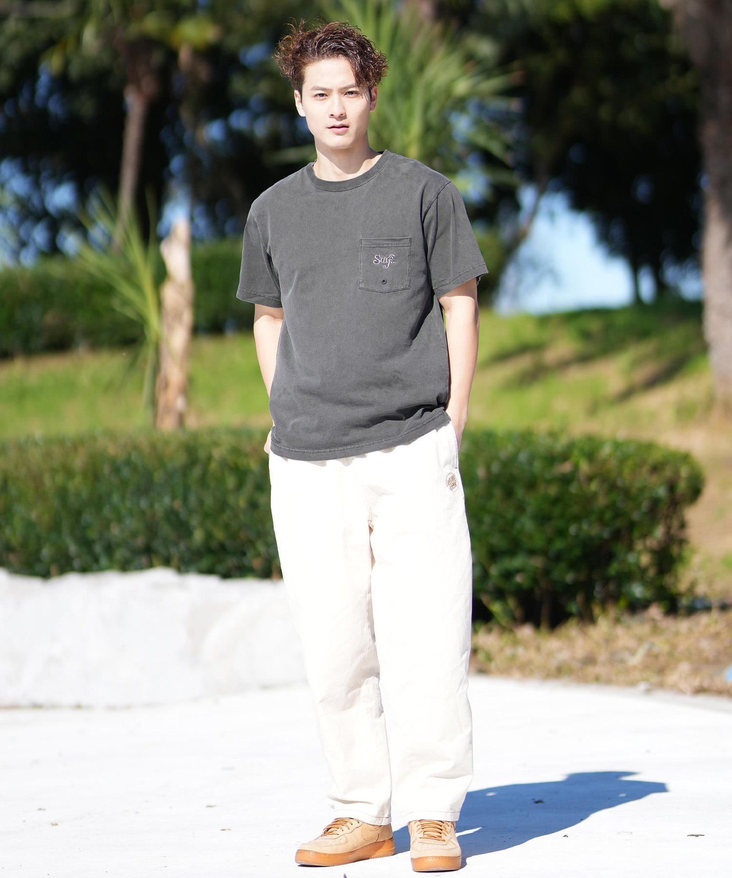 QUIKSILVER クイックシルバー 半袖 Tシャツ メンズ ポケットT