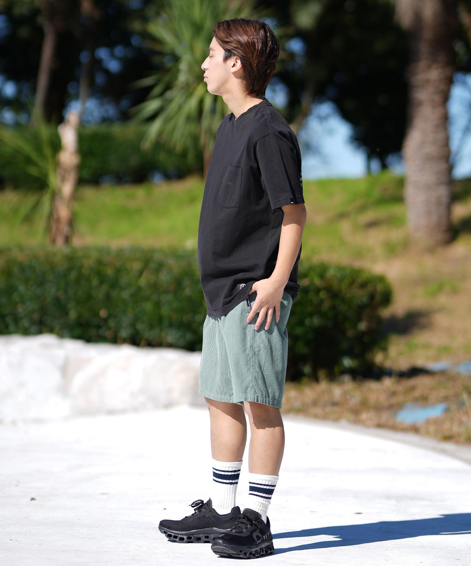 QUIKSILVER クイックシルバー 半袖 Tシャツ メンズ ポケットT