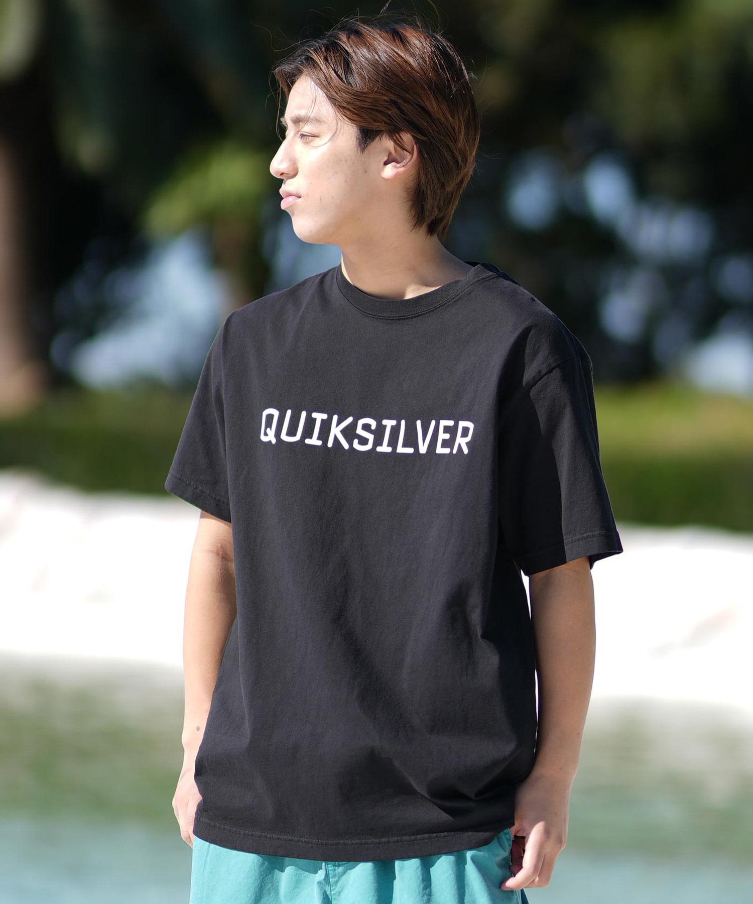 QUIKSILVER クイックシルバー 半袖 Tシャツ メンズ ブランドロゴ DNA