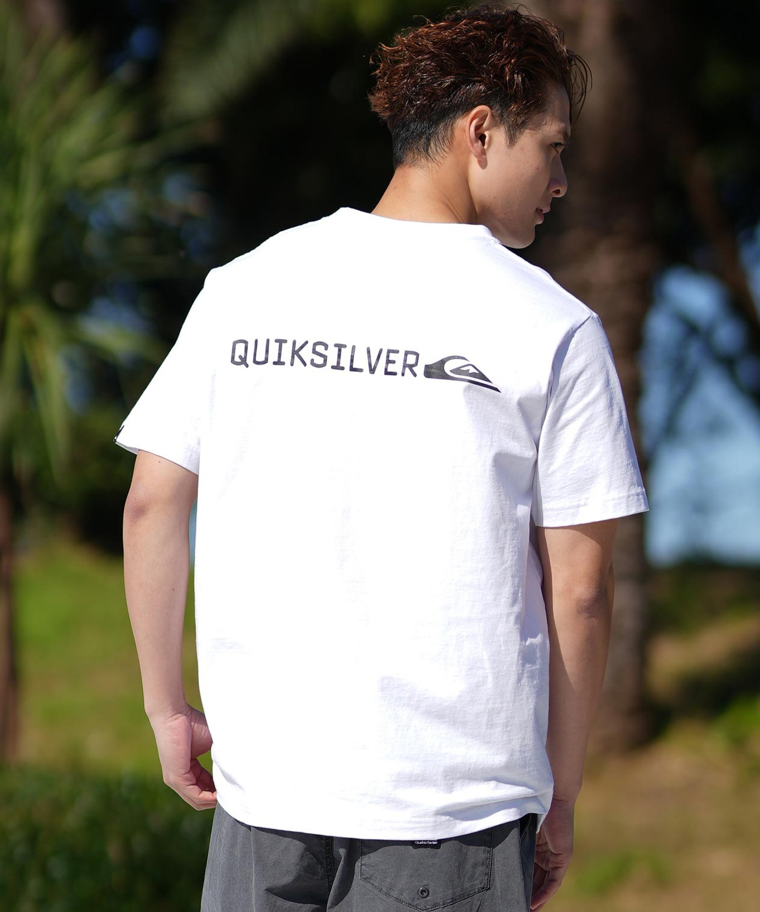 QUIKSILVER クイックシルバー 半袖 Tシャツ メンズ ブランドロゴ DNA