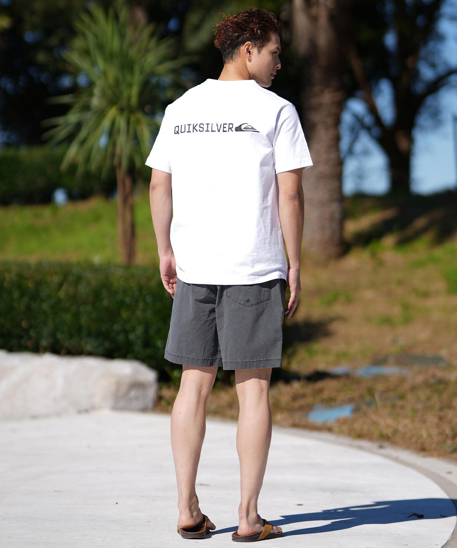 QUIKSILVER クイックシルバー 半袖 Tシャツ メンズ ブランドロゴ DNA
