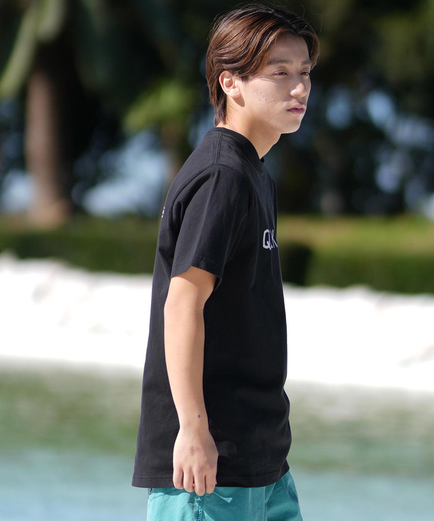 QUIKSILVER クイックシルバー 半袖 Tシャツ メンズ ブランドロゴ DNA