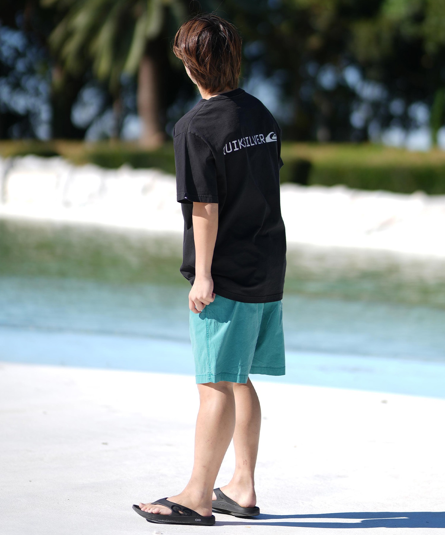 QUIKSILVER クイックシルバー 半袖 Tシャツ メンズ ブランドロゴ DNA