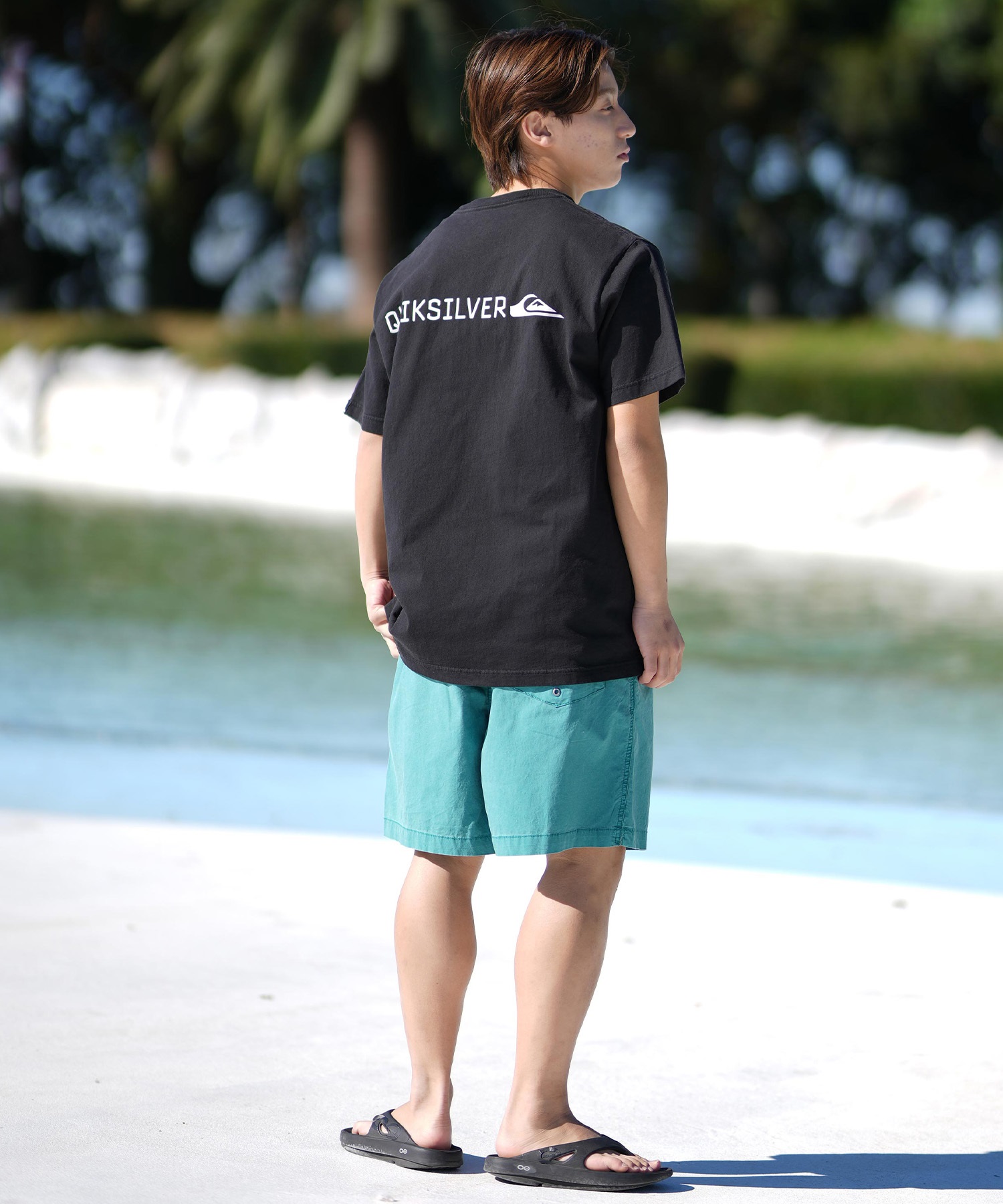 QUIKSILVER クイックシルバー 半袖 Tシャツ メンズ ブランドロゴ DNA