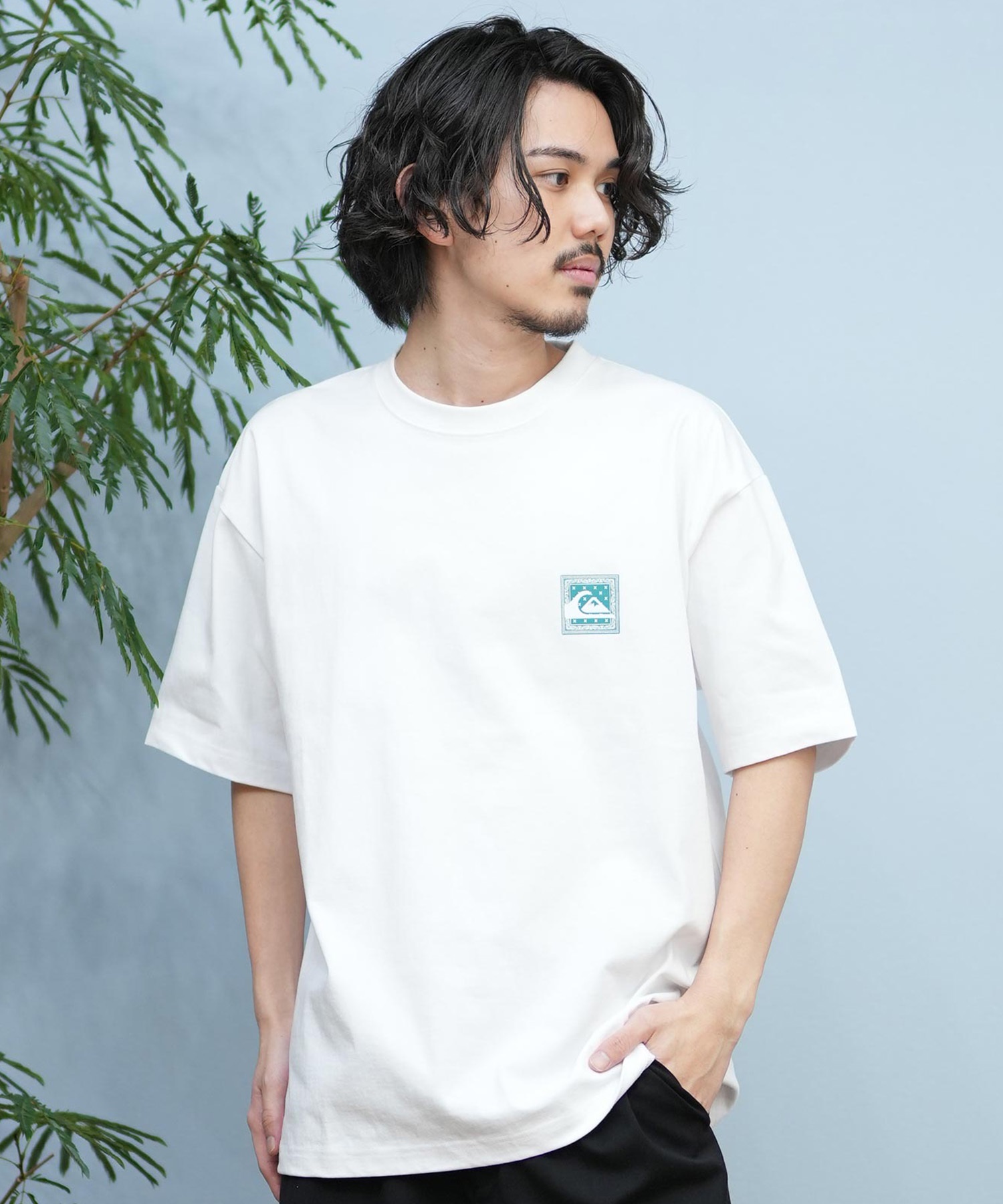 QUIKSILVER クイックシルバー 半袖 Tシャツ メンズ バックプリント