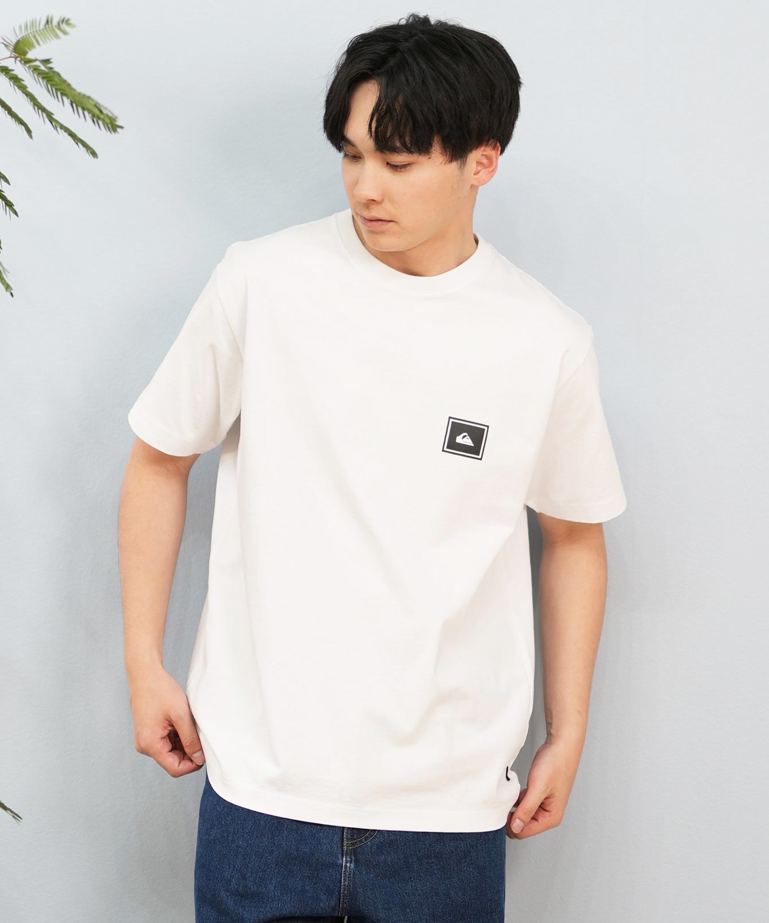 QUIKSILVER クイックシルバー 半袖 Tシャツ メンズ バックプリント BOX