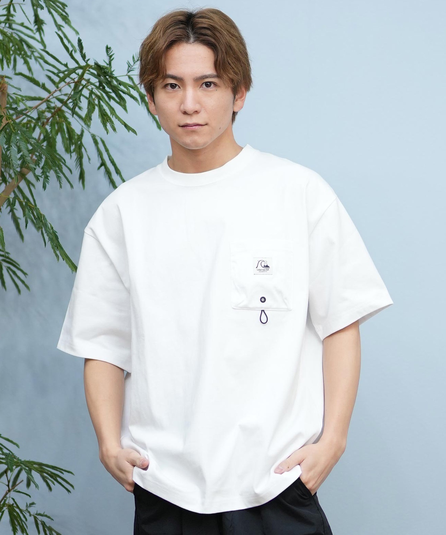 QUIKSILVER クイックシルバー 半袖 Tシャツ メンズ ポケT ワン