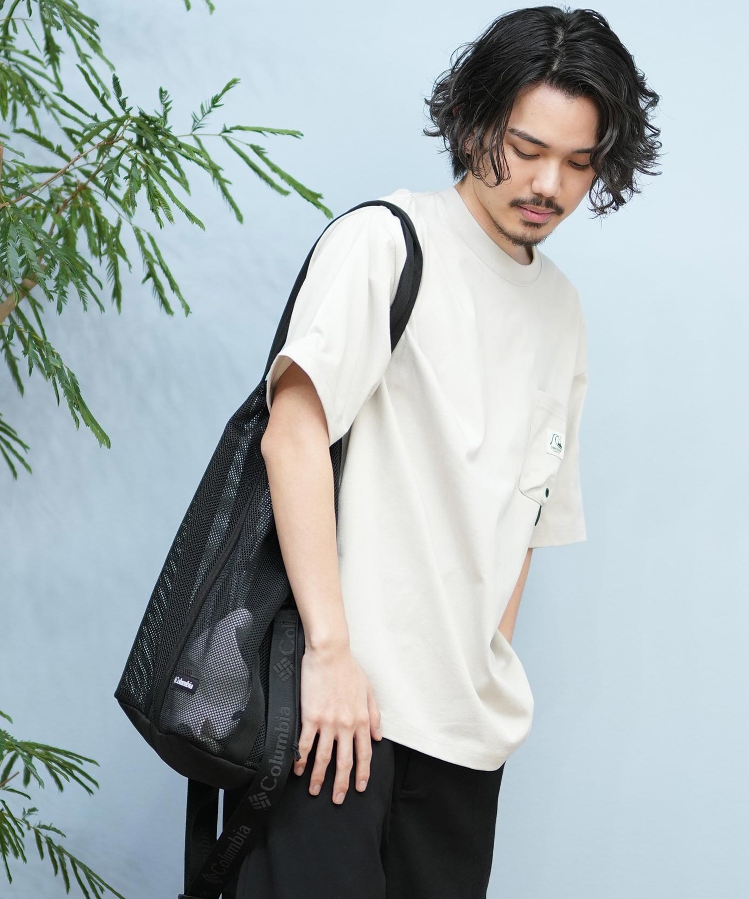 QUIKSILVER クイックシルバー 半袖 Tシャツ メンズ ポケT ワン